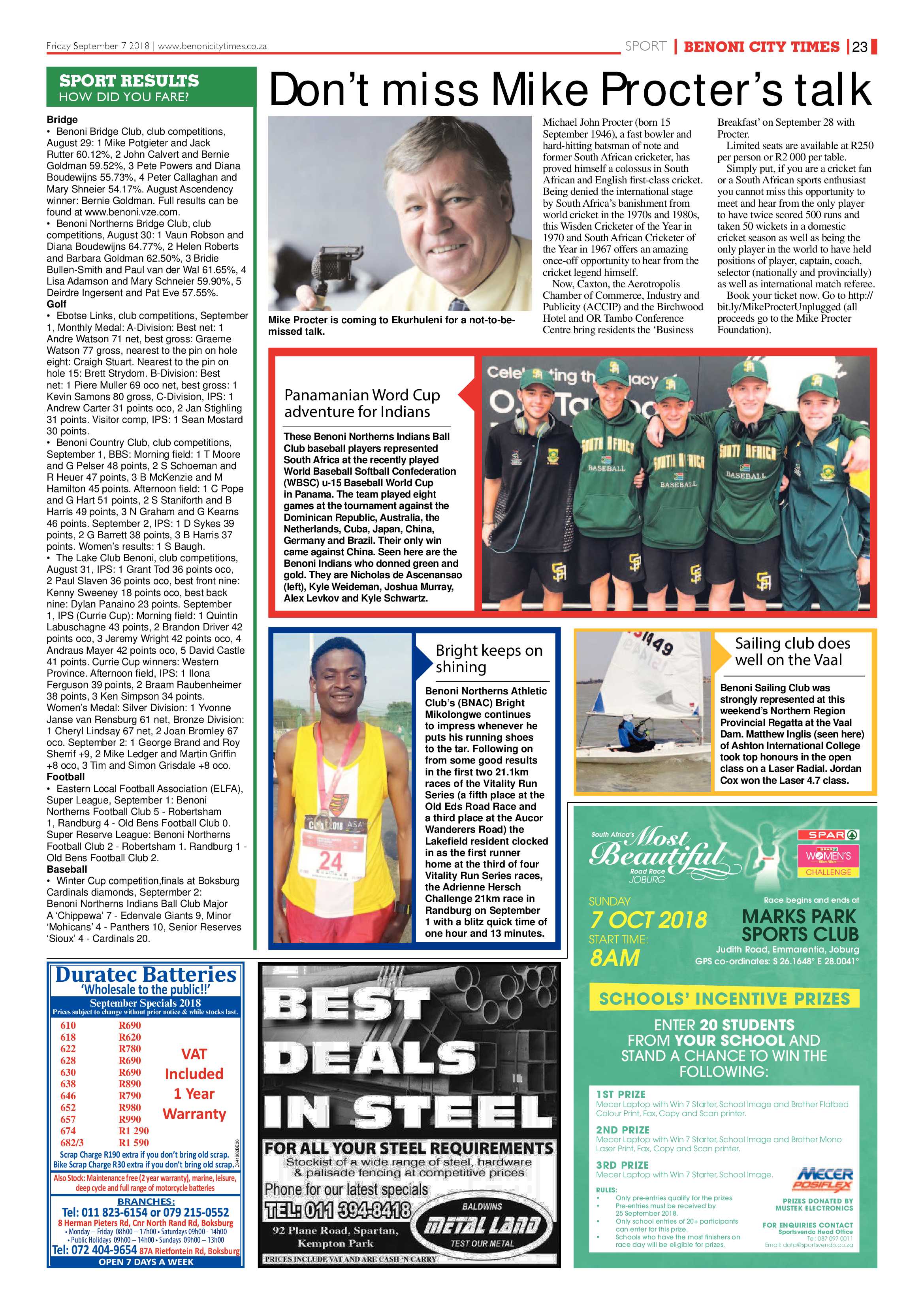 Benoni City Times 06 September 2018 page 23