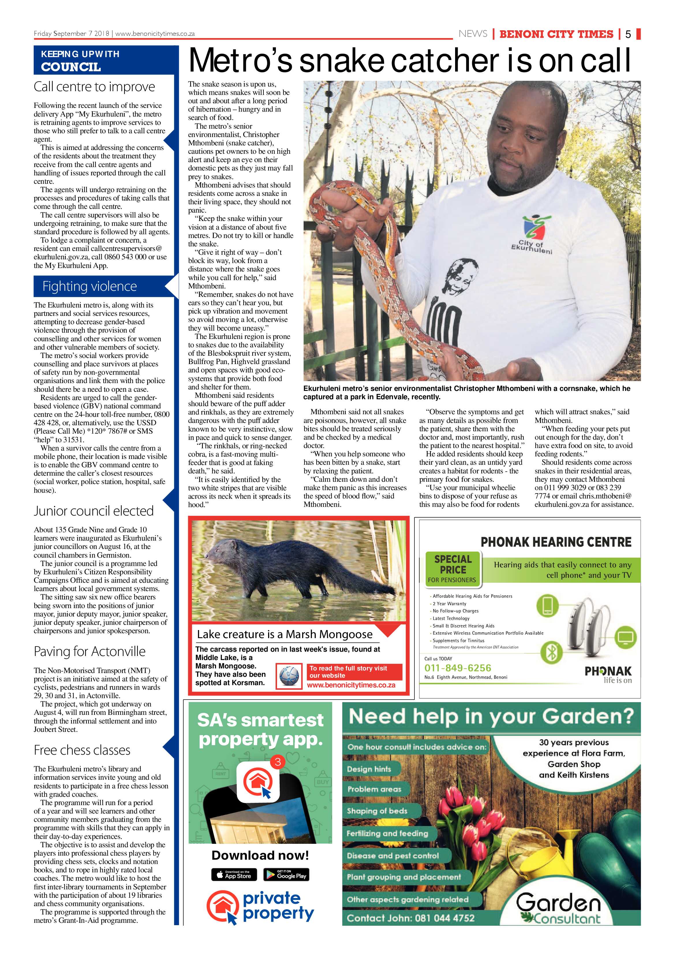 Benoni City Times 06 September 2018 page 5