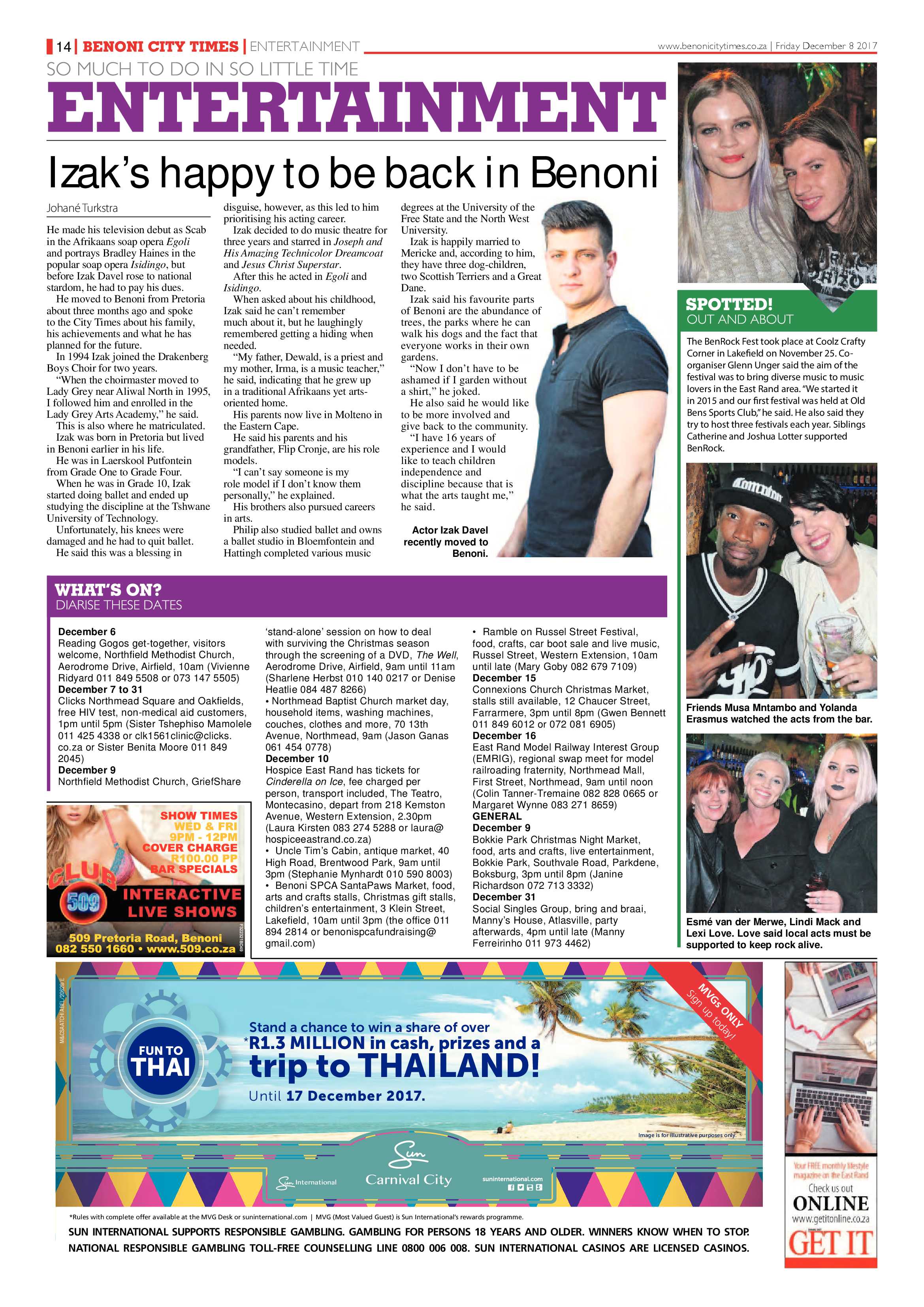 Benoni City Times 07 December 2017 page 14