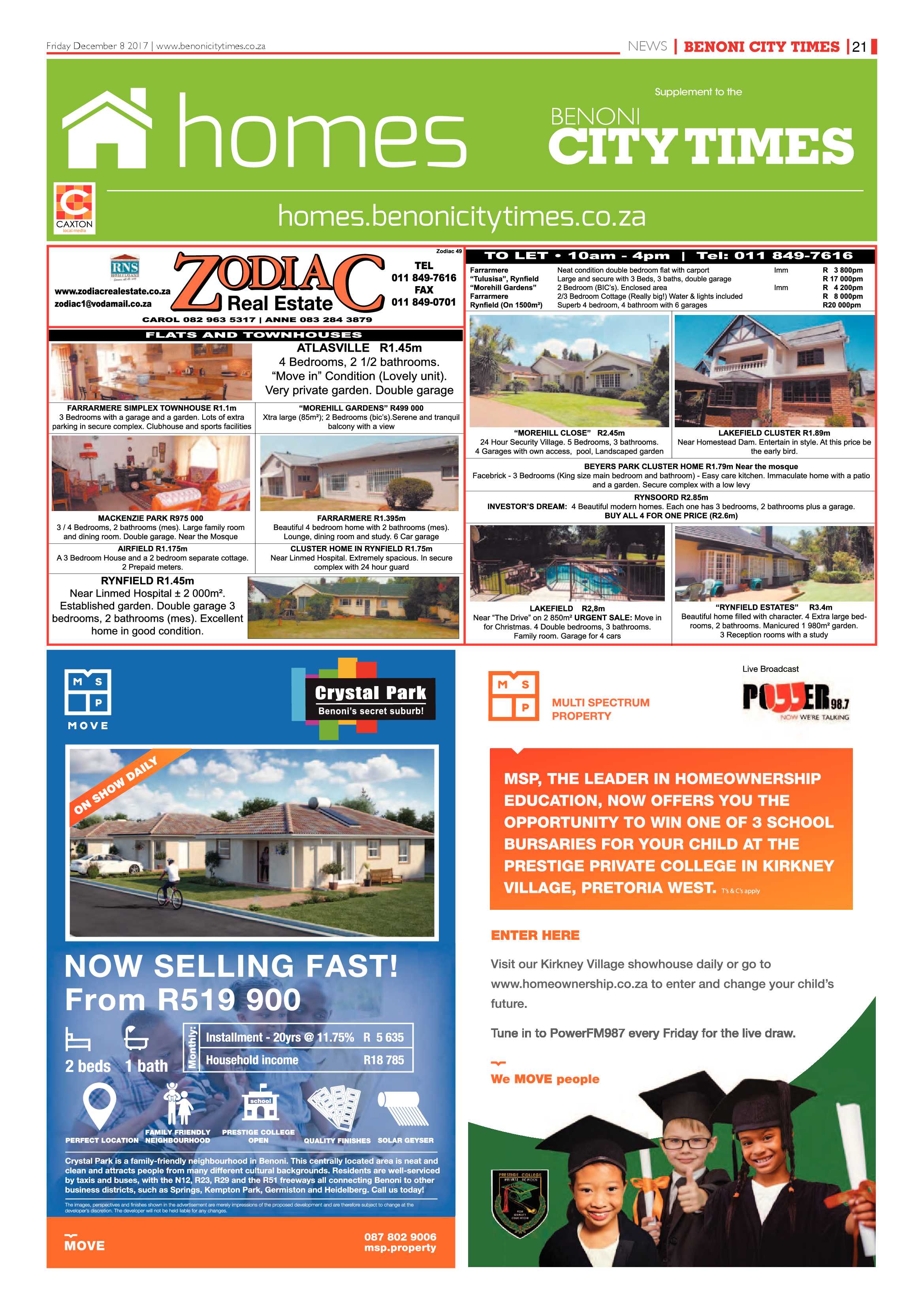 Benoni City Times 07 December 2017 page 21