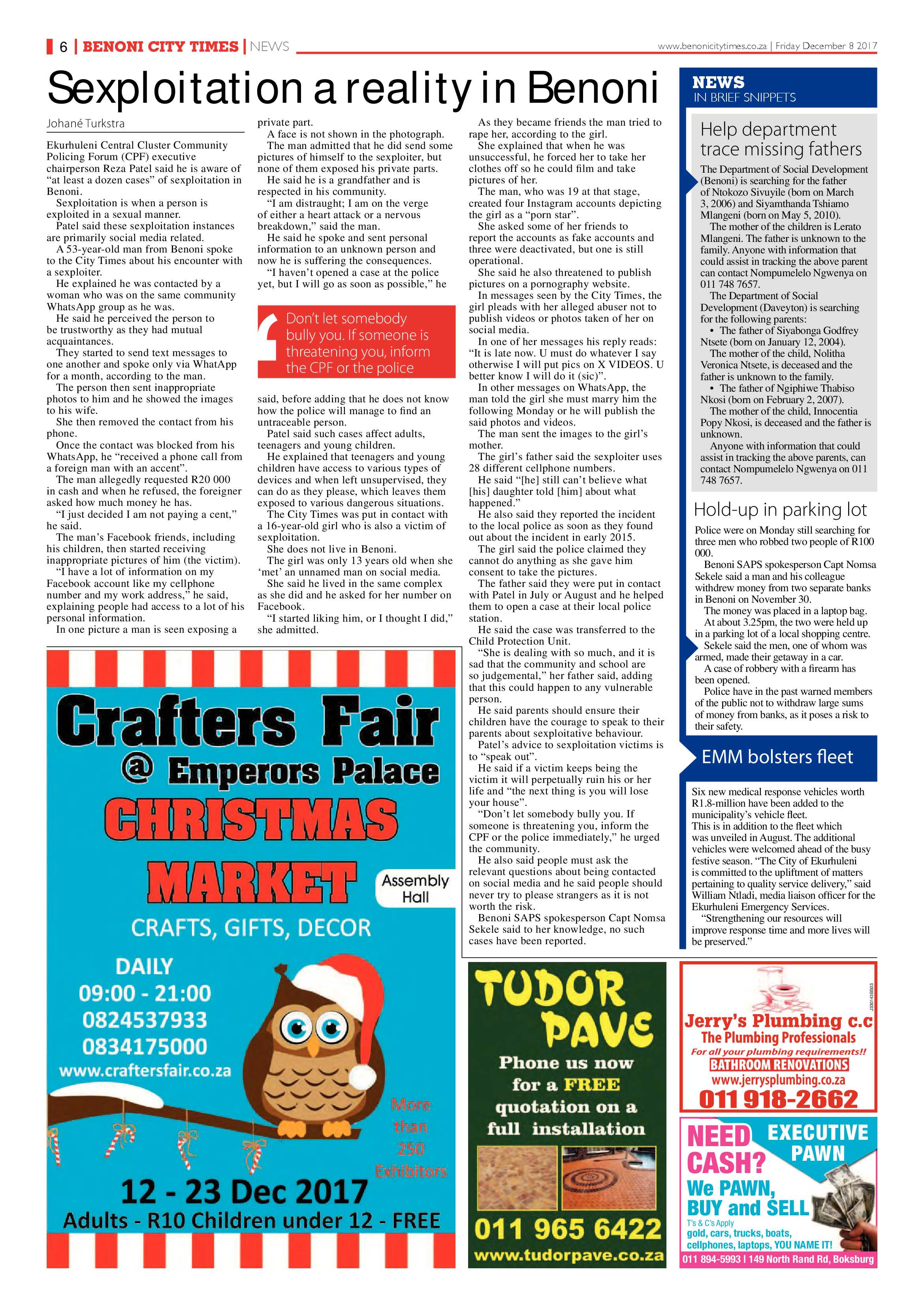 Benoni City Times 07 December 2017 page 6