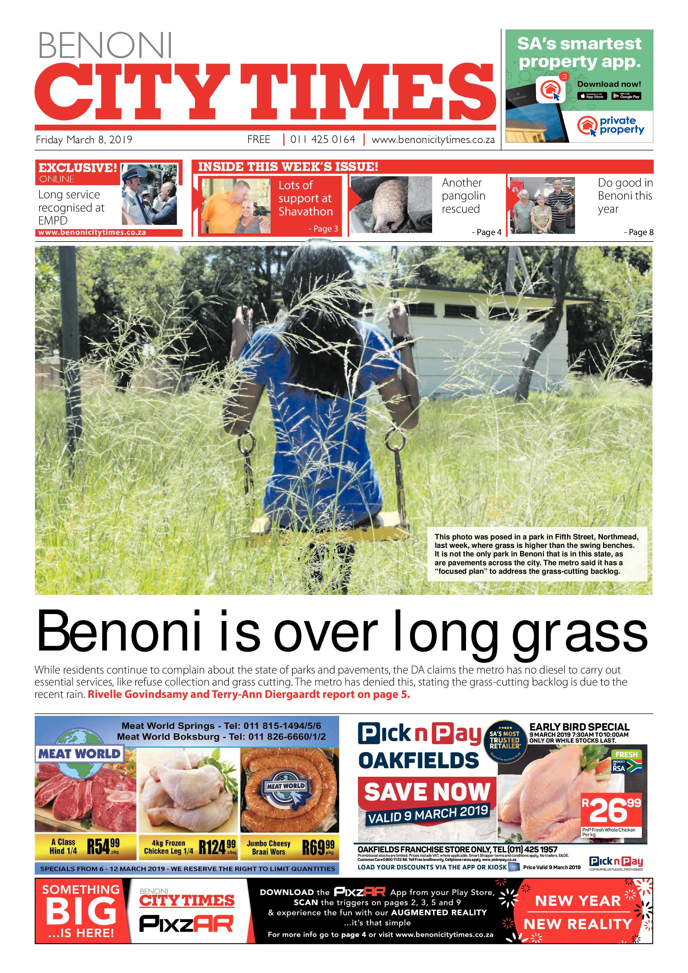 Benoni City Times 07 March 2019 page 1