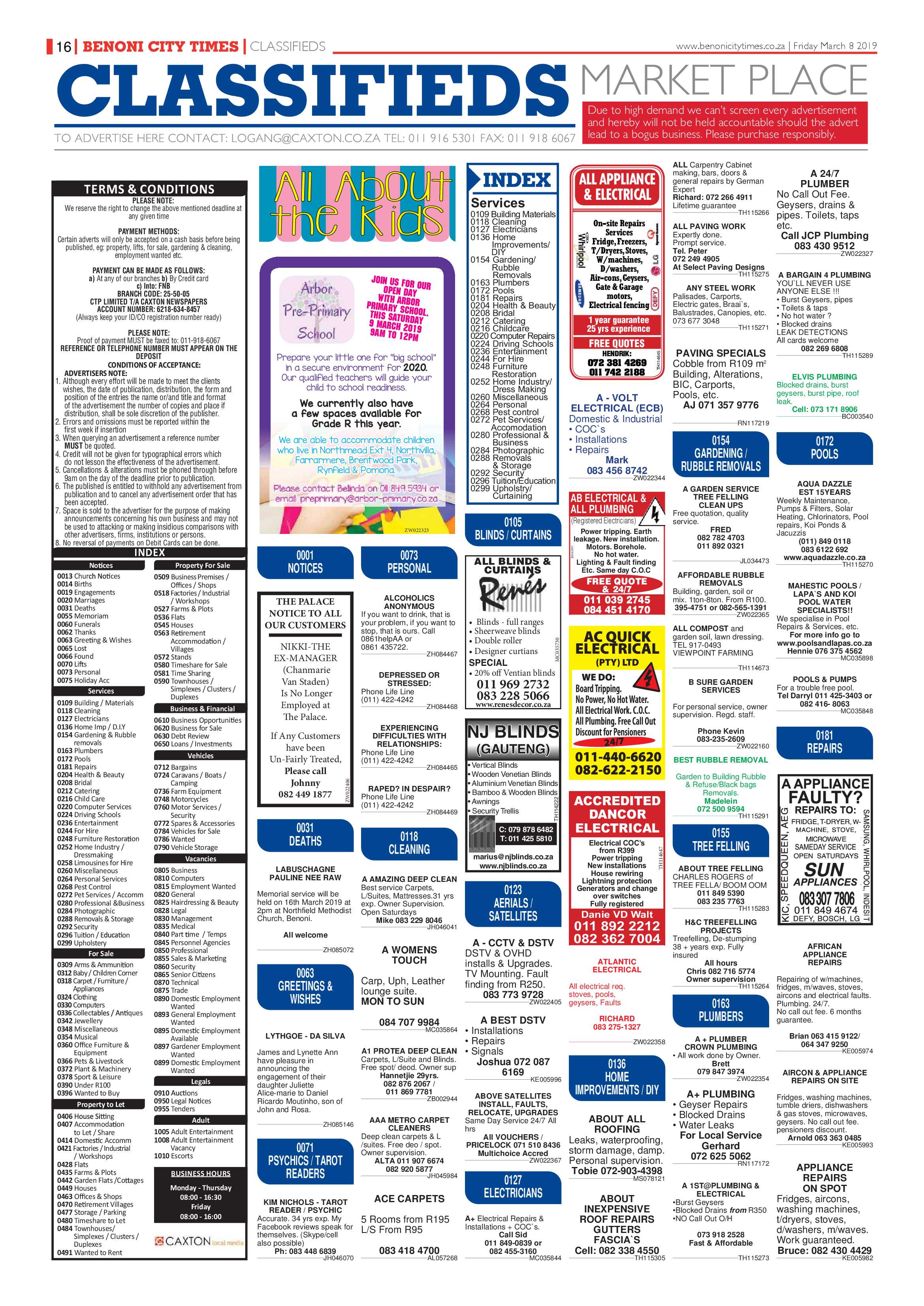 Benoni City Times 07 March 2019 page 16