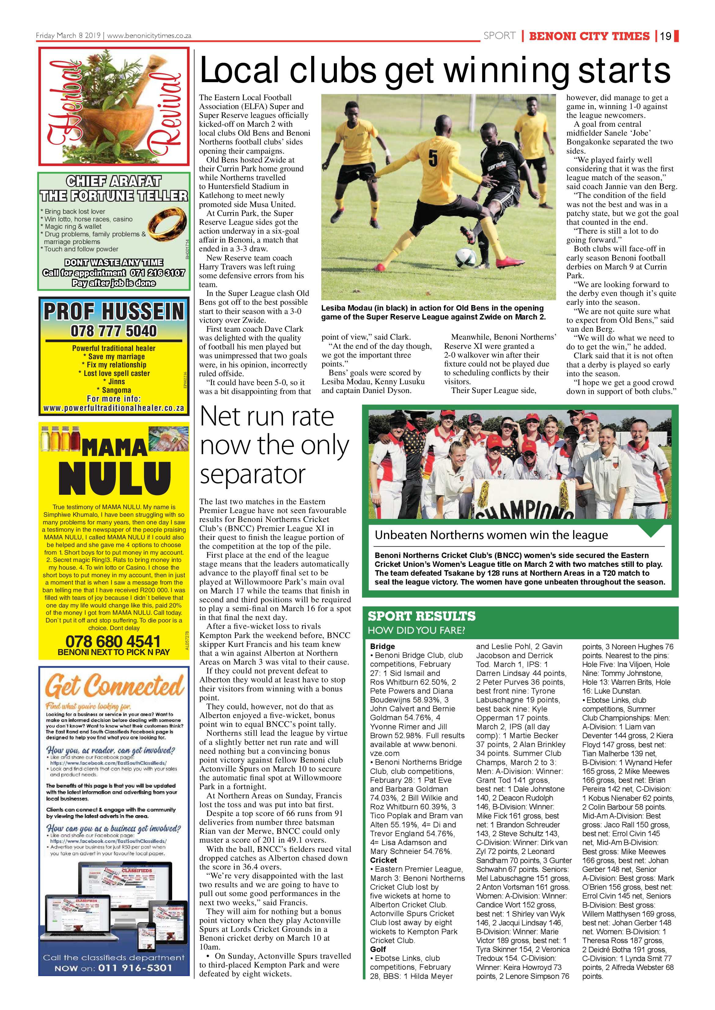 Benoni City Times 07 March 2019 page 19