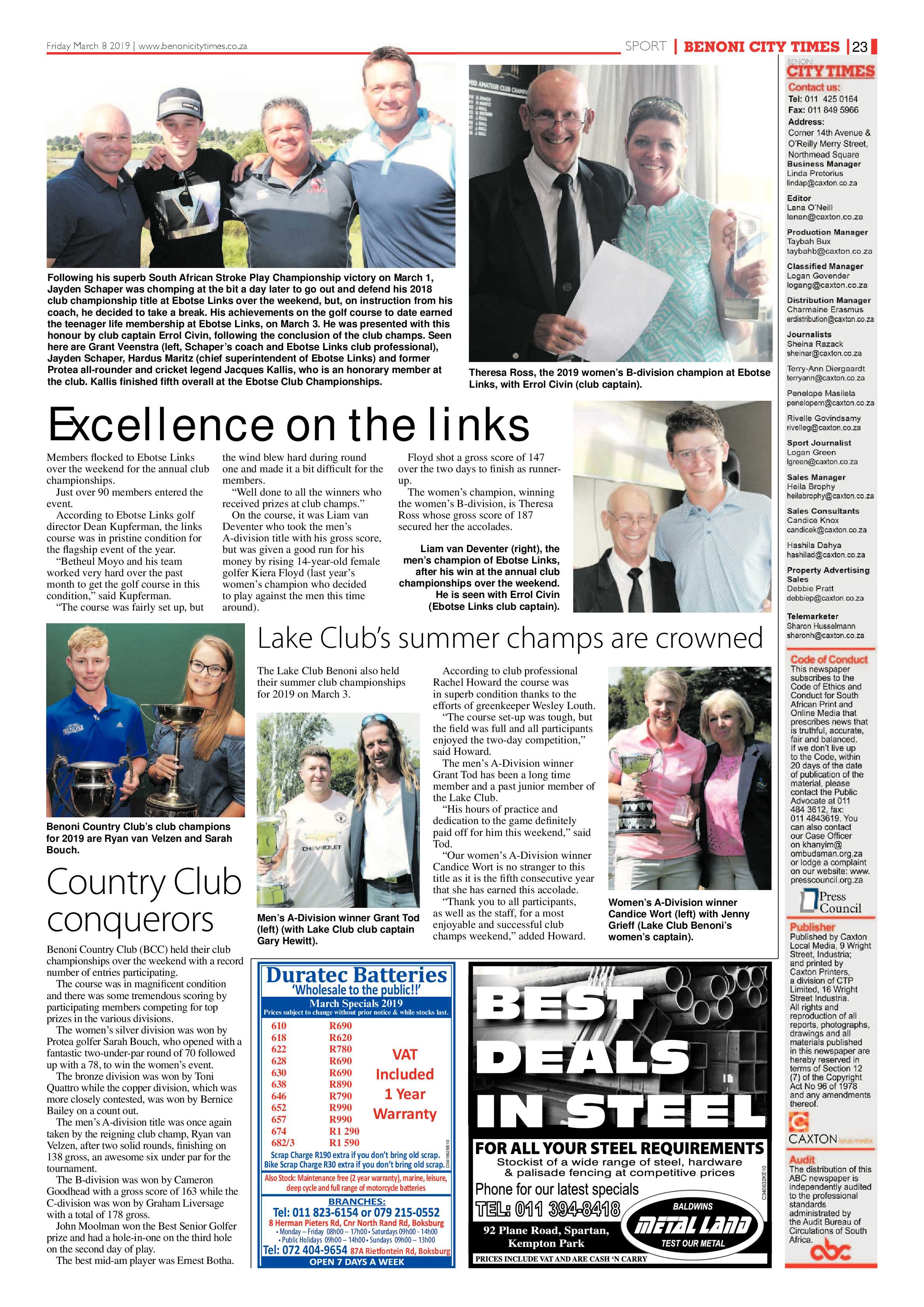 Benoni City Times 07 March 2019 page 23