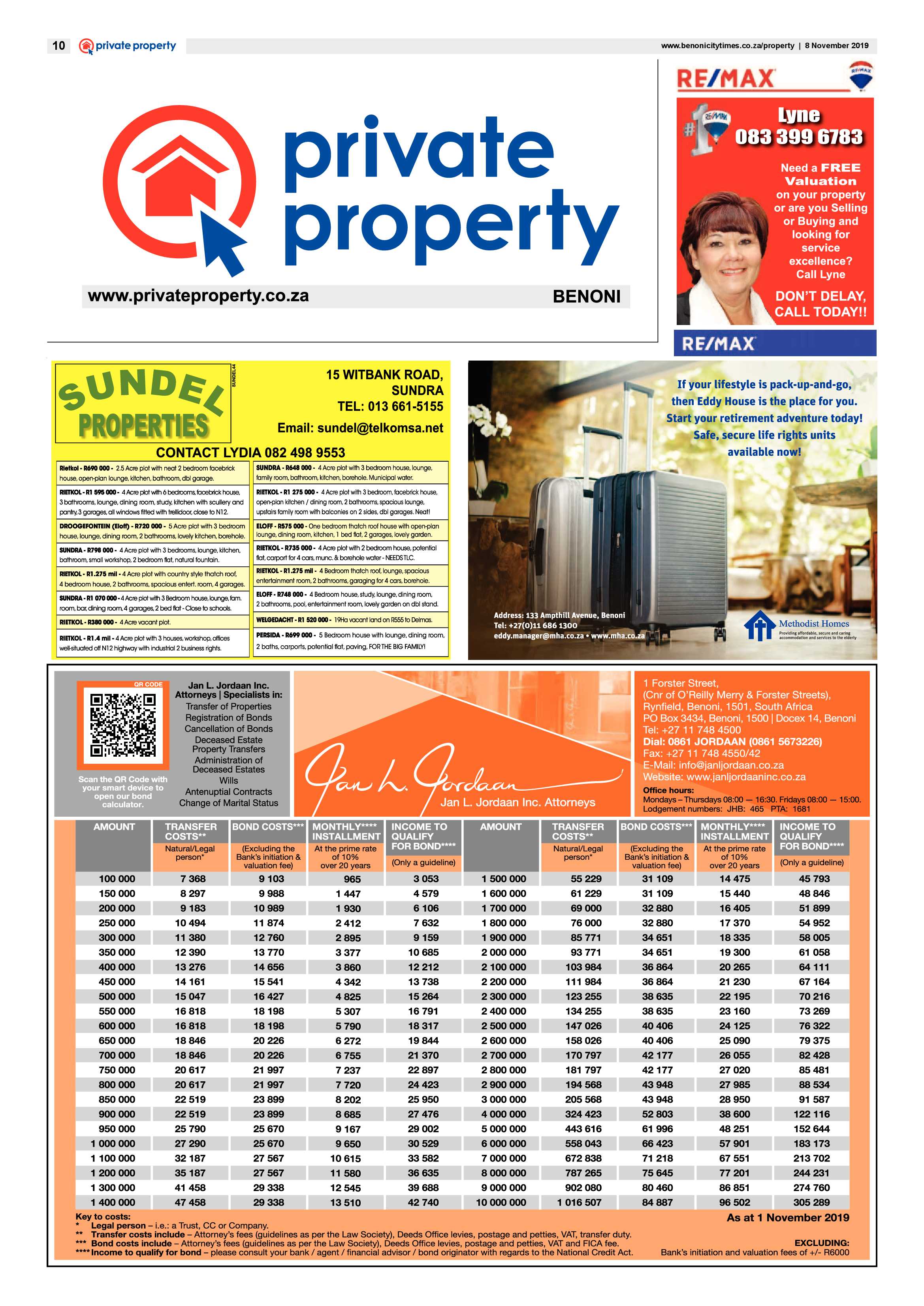 Benoni City Times 07 November 2019 page 10