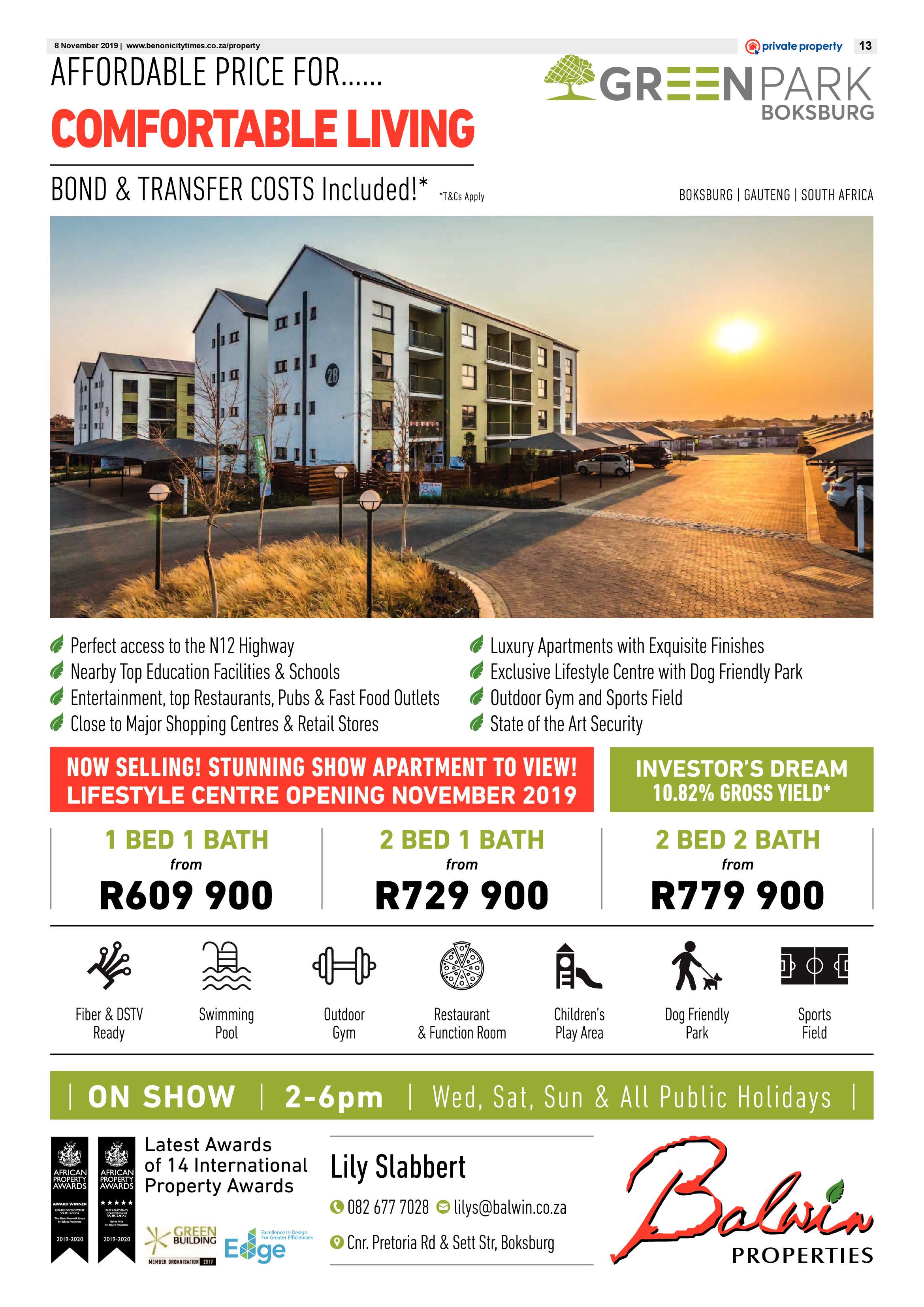 Benoni City Times 07 November 2019 page 13
