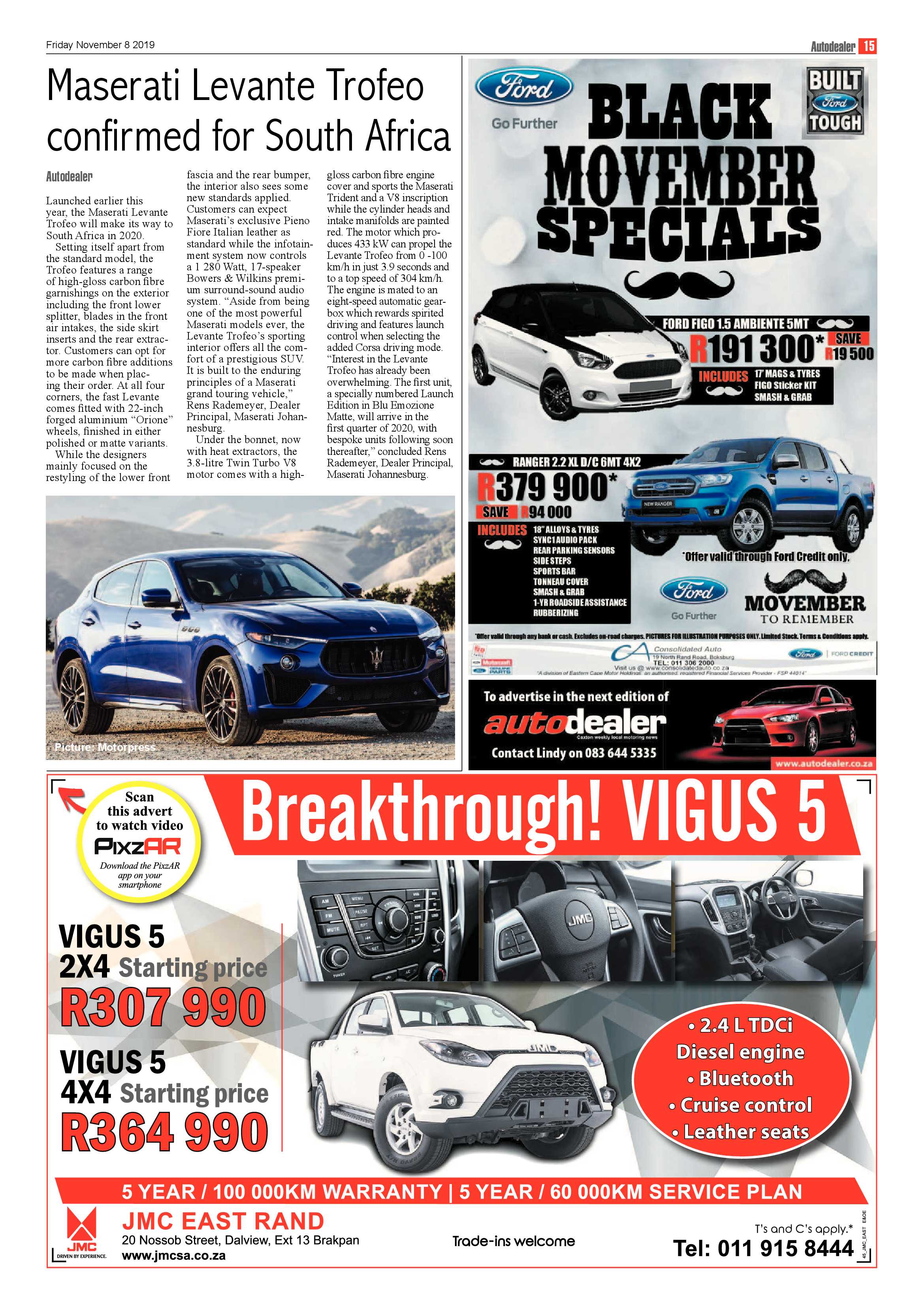 Benoni City Times 07 November 2019 page 15