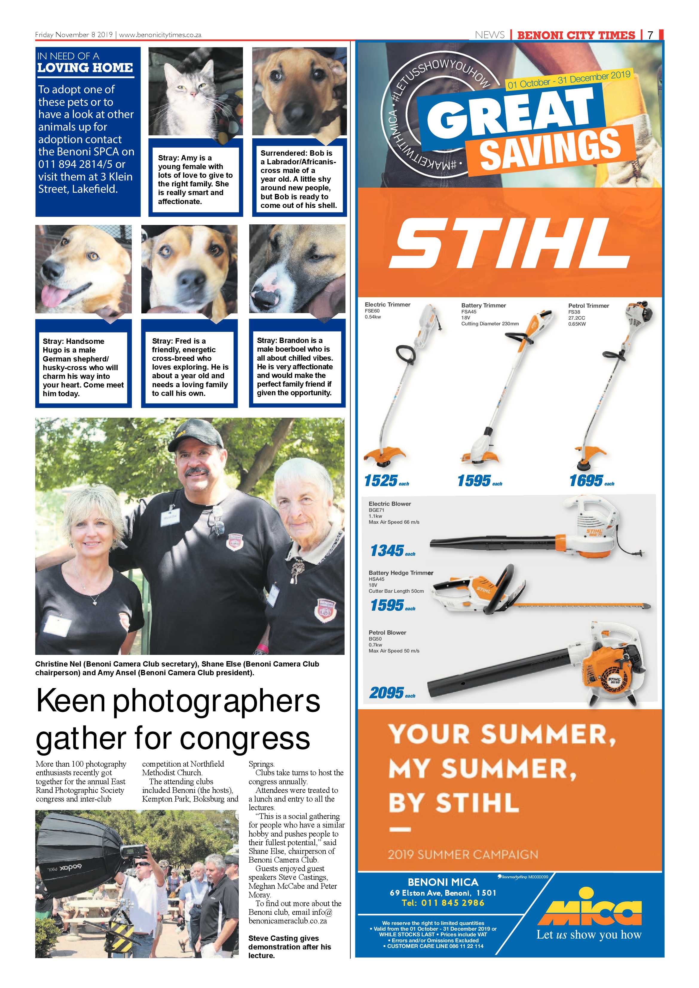Benoni City Times 07 November 2019 page 7