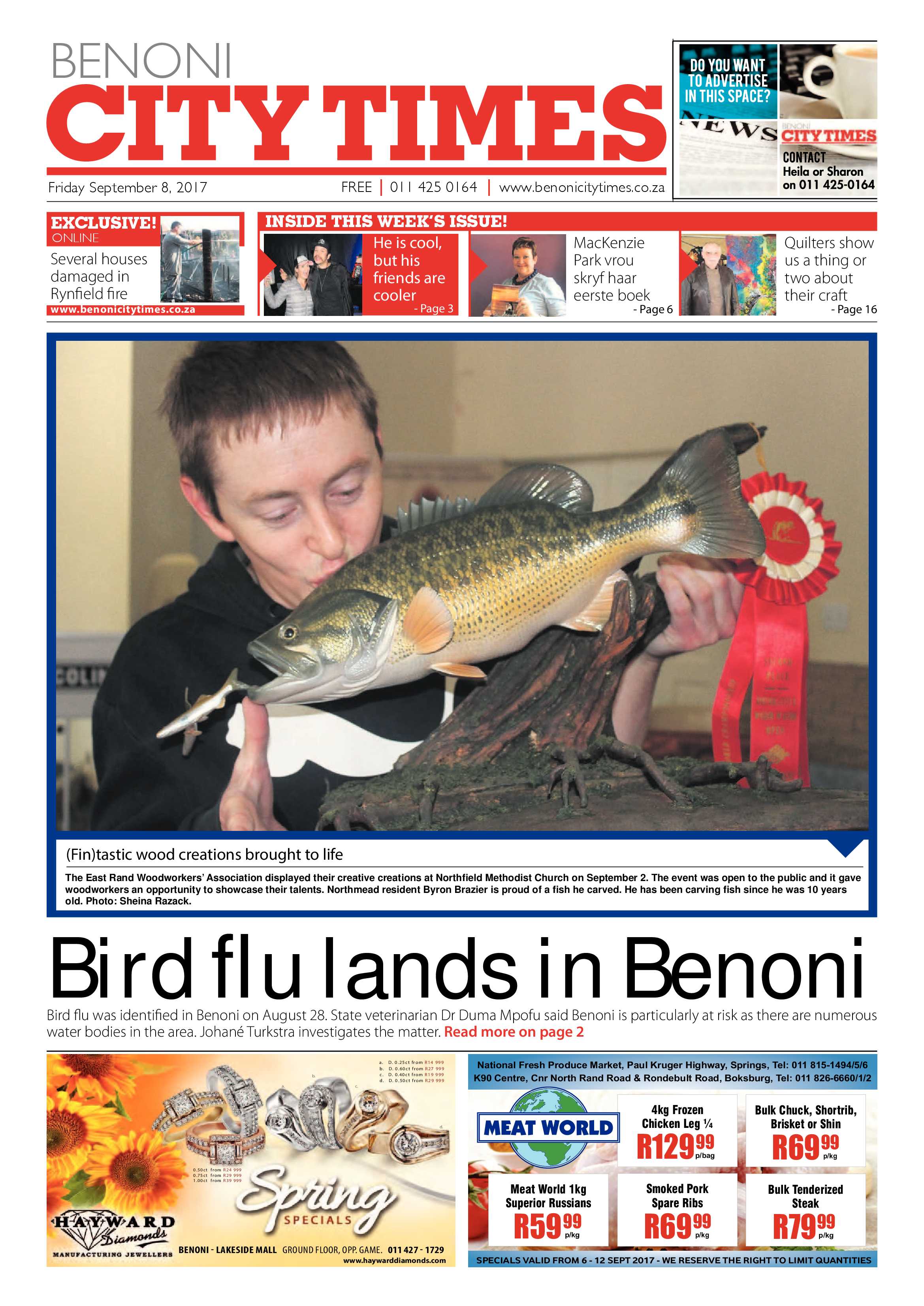 Benoni City Times 07 September 2017 page 1