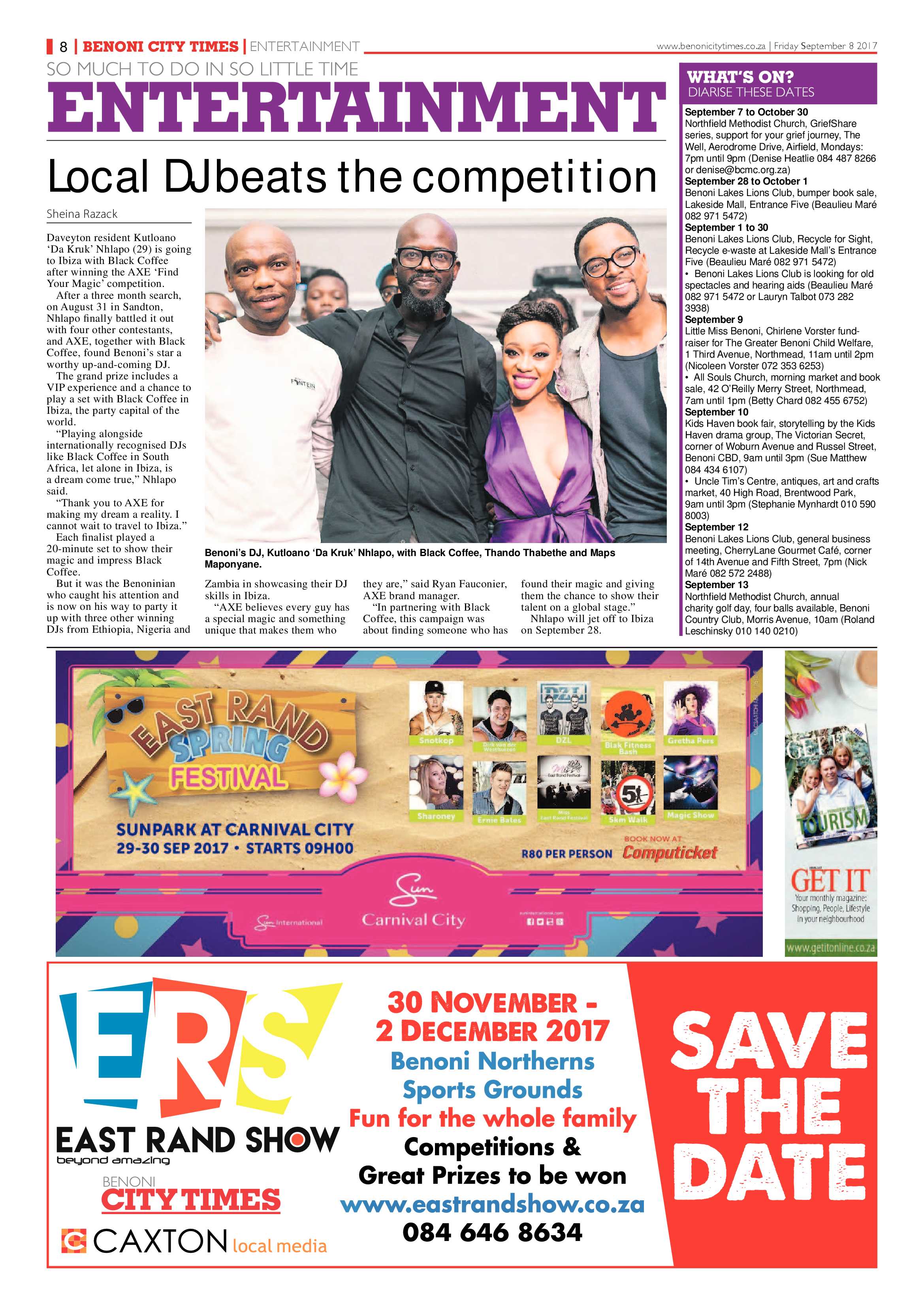 Benoni City Times 07 September 2017 page 8