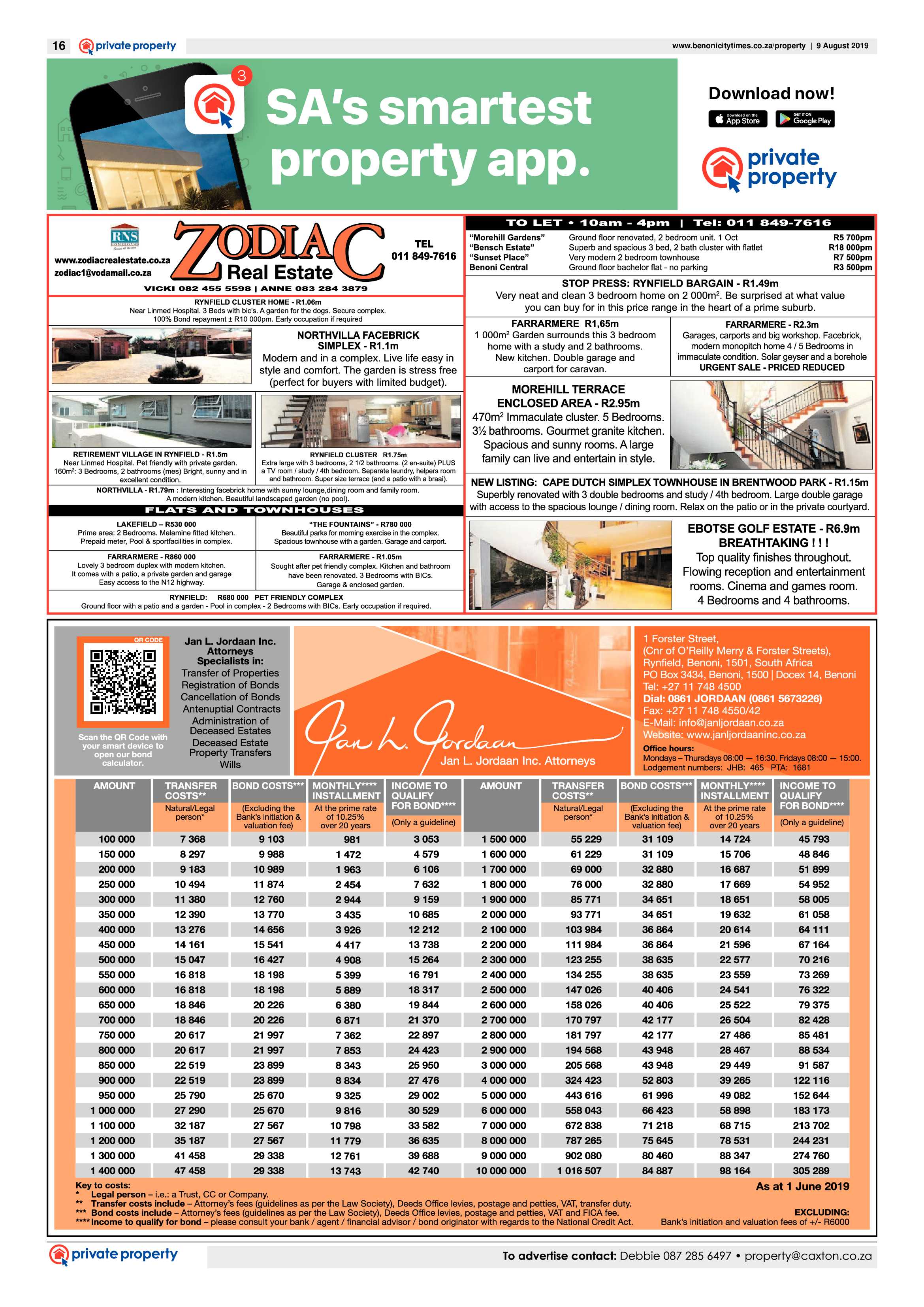Benoni City Times 08 August 2019 page 16