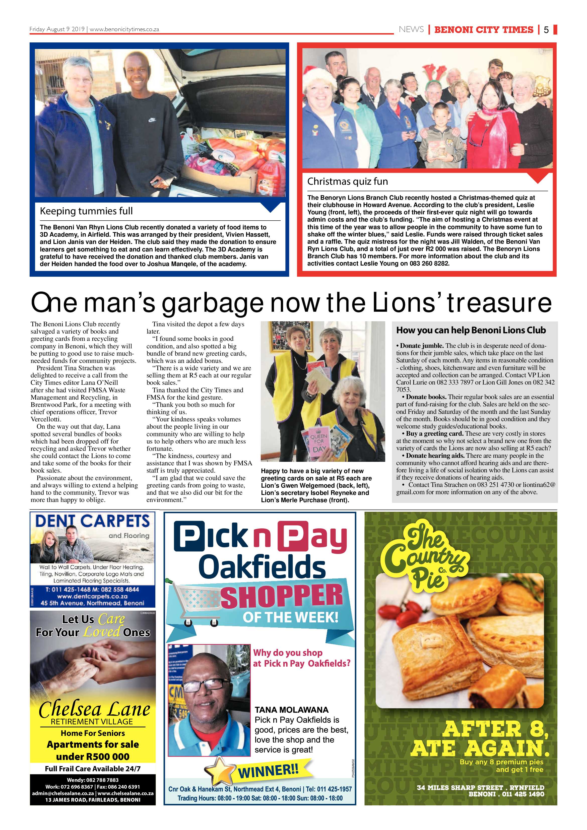 Benoni City Times 08 August 2019 page 5
