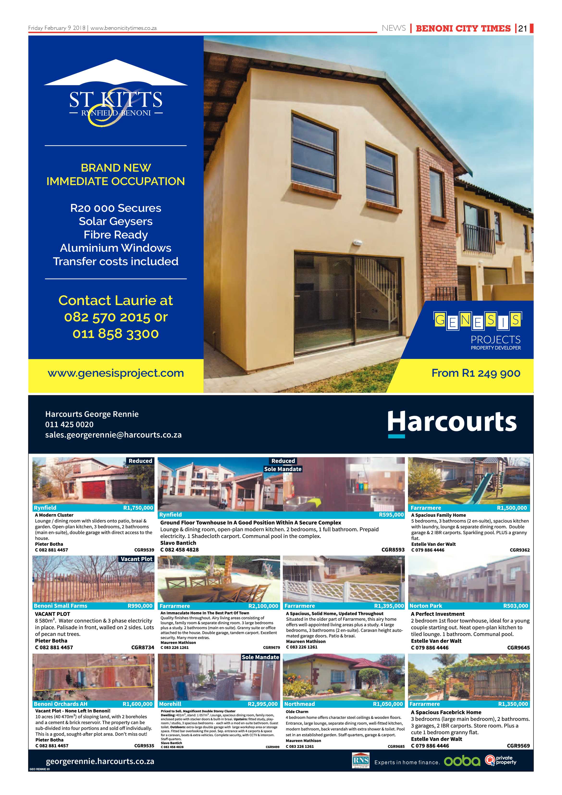 Benoni City Times 08 February 2018 page 21