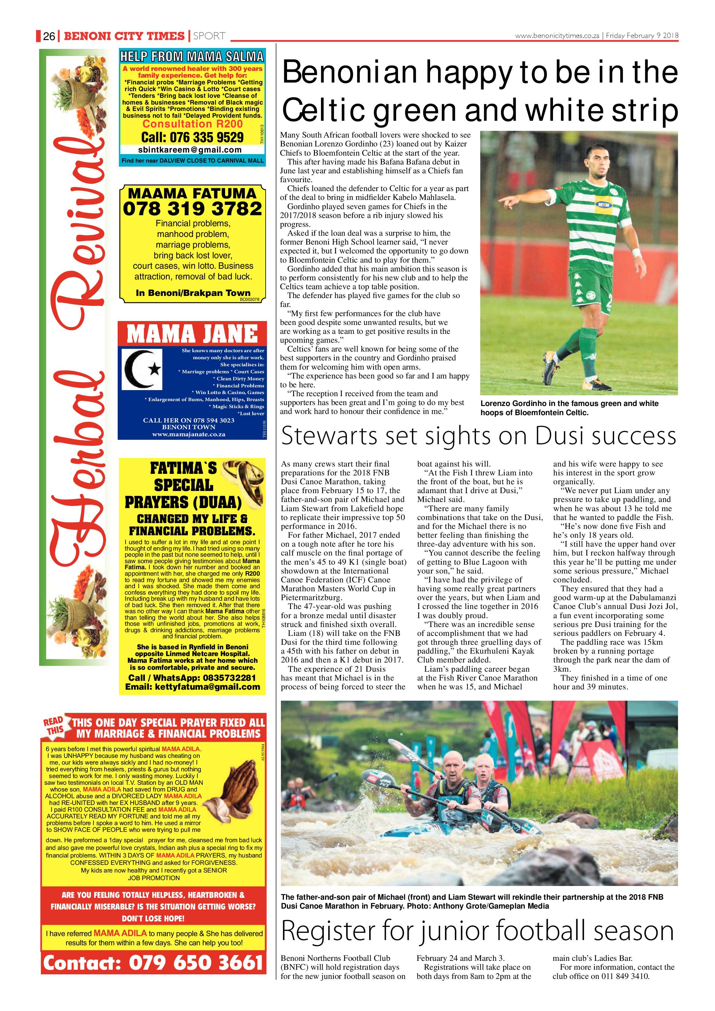 Benoni City Times 08 February 2018 page 26