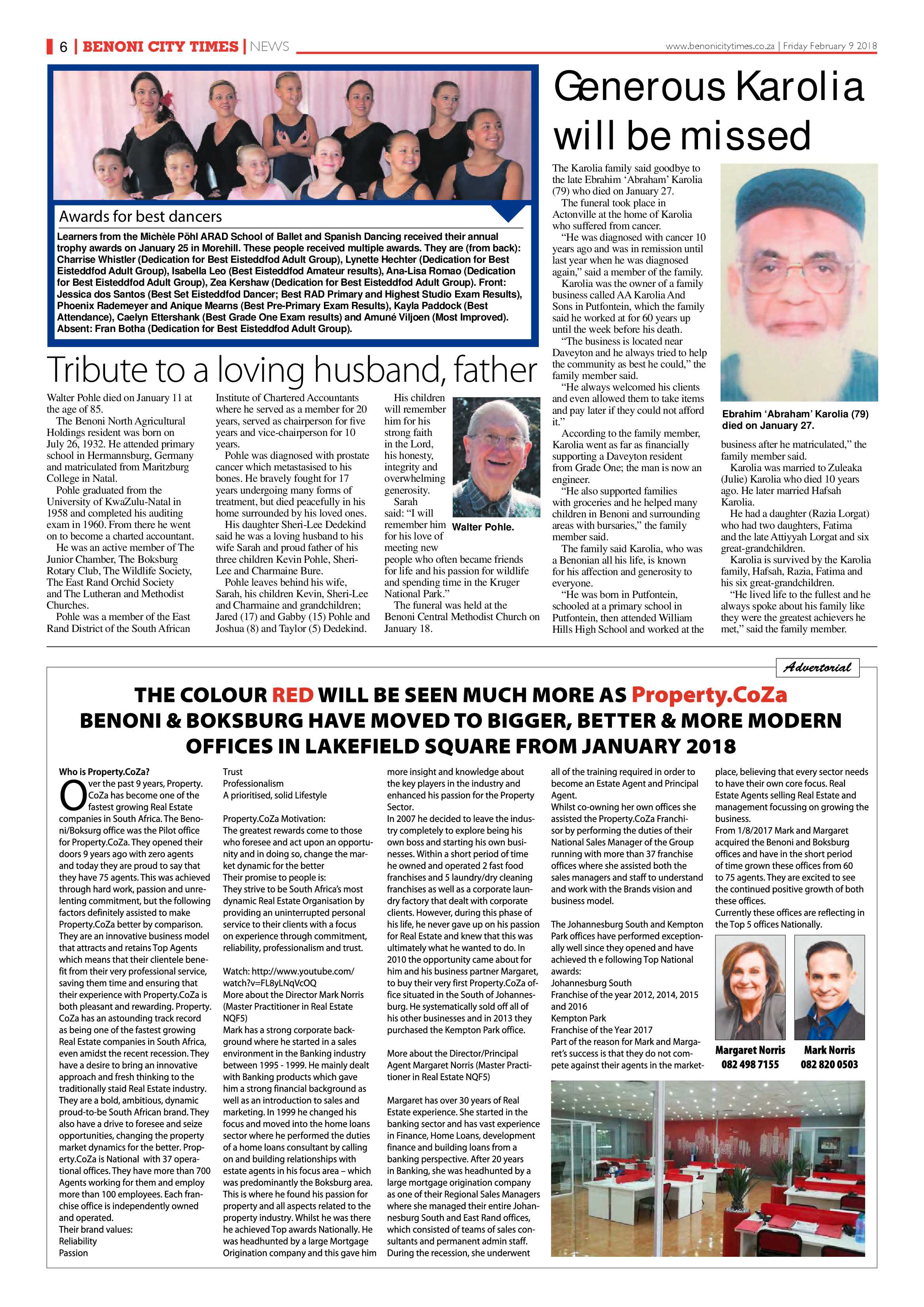 Benoni City Times 08 February 2018 page 6