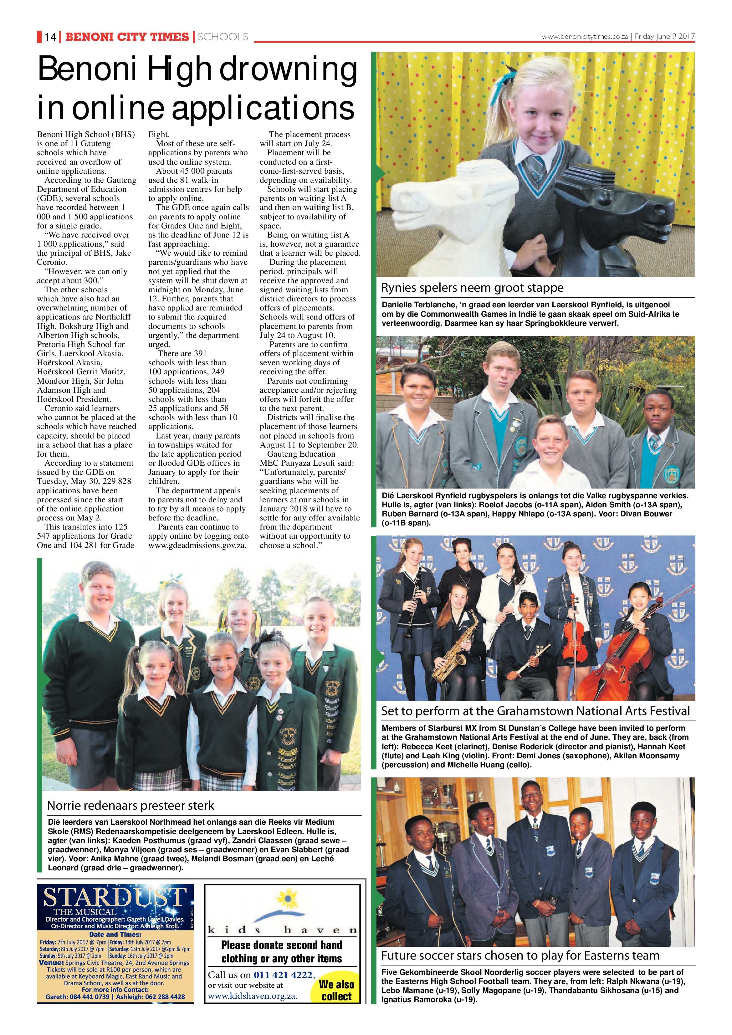 Benoni City Times 08 June 2017 page 14