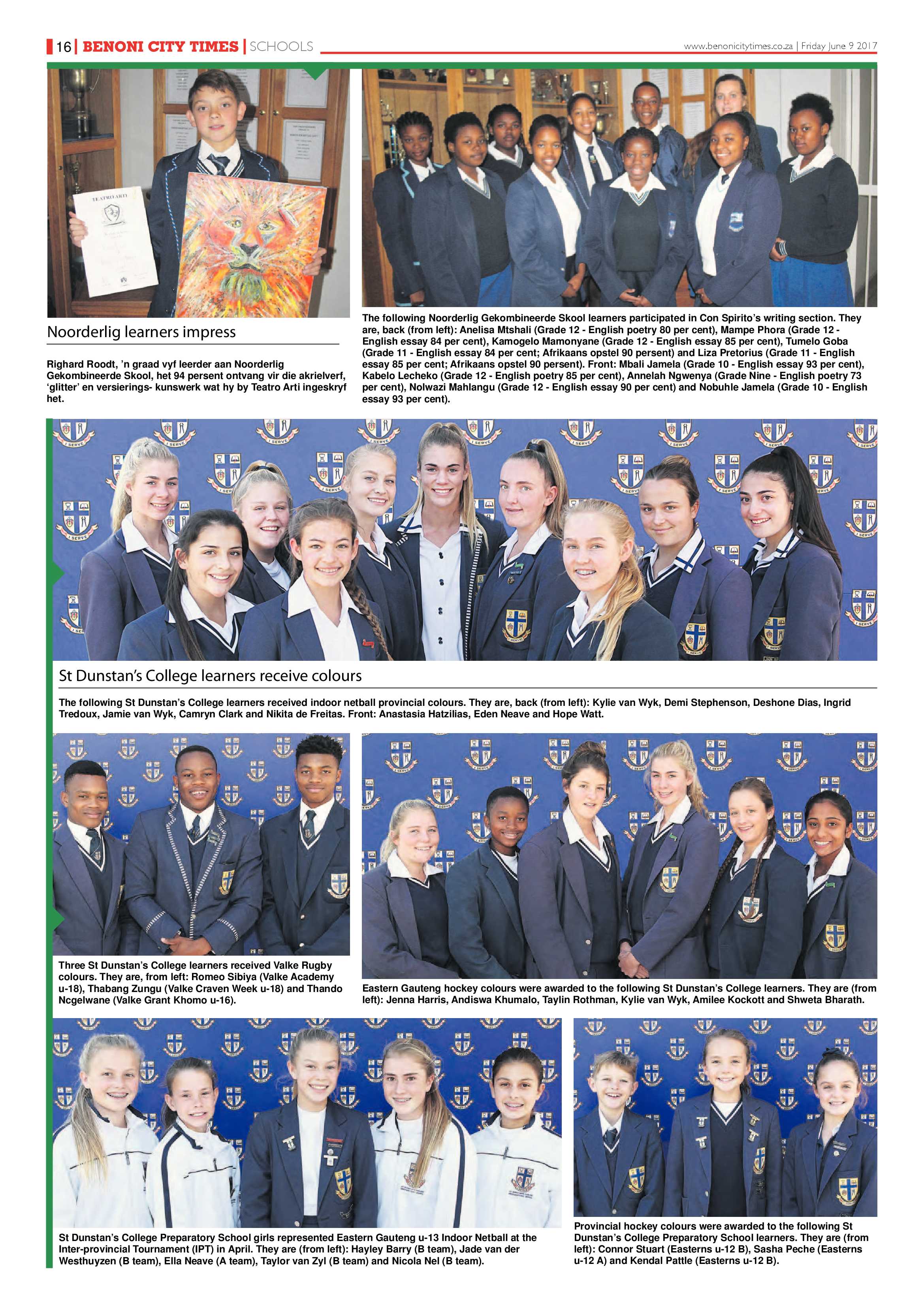 Benoni City Times 08 June 2017 page 16