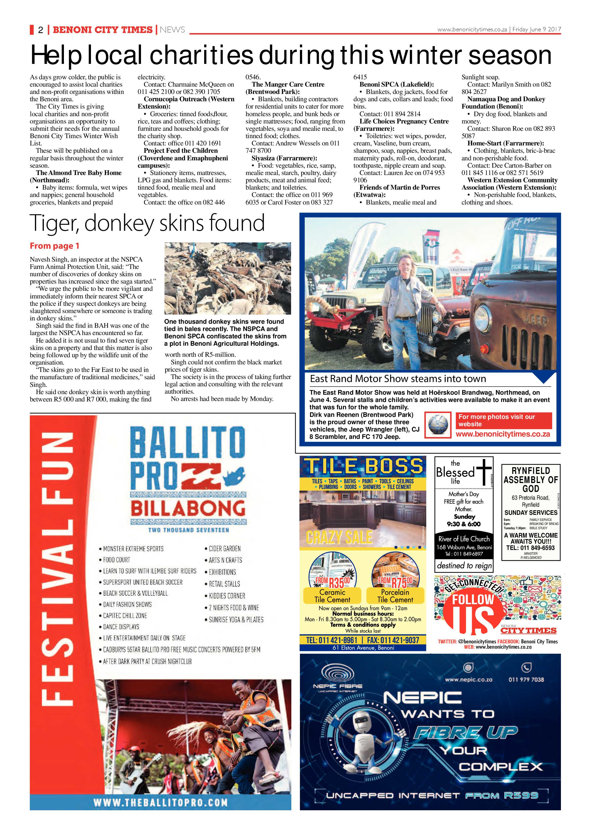 Benoni City Times 08 June 2017 page 2