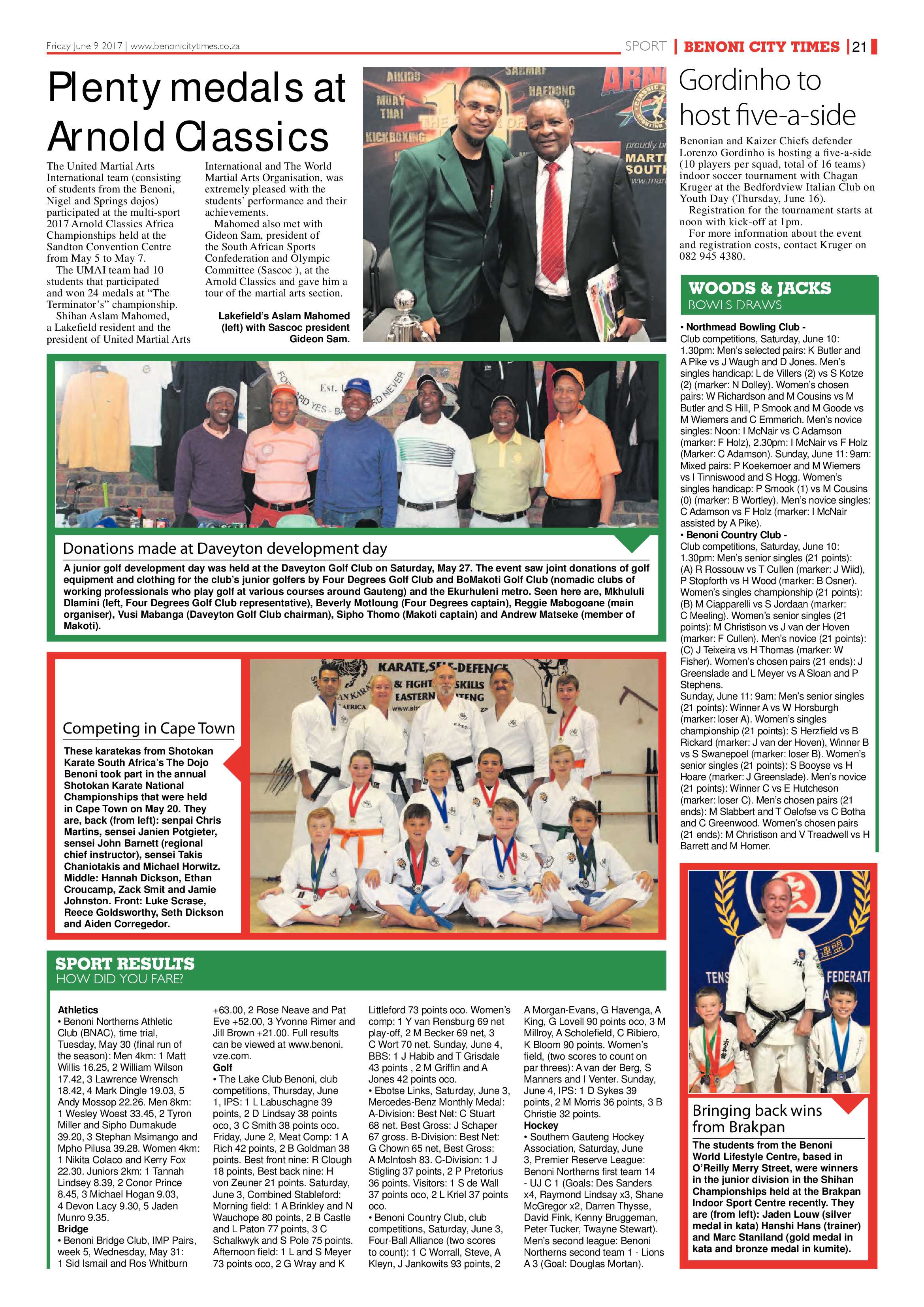 Benoni City Times 08 June 2017 page 21