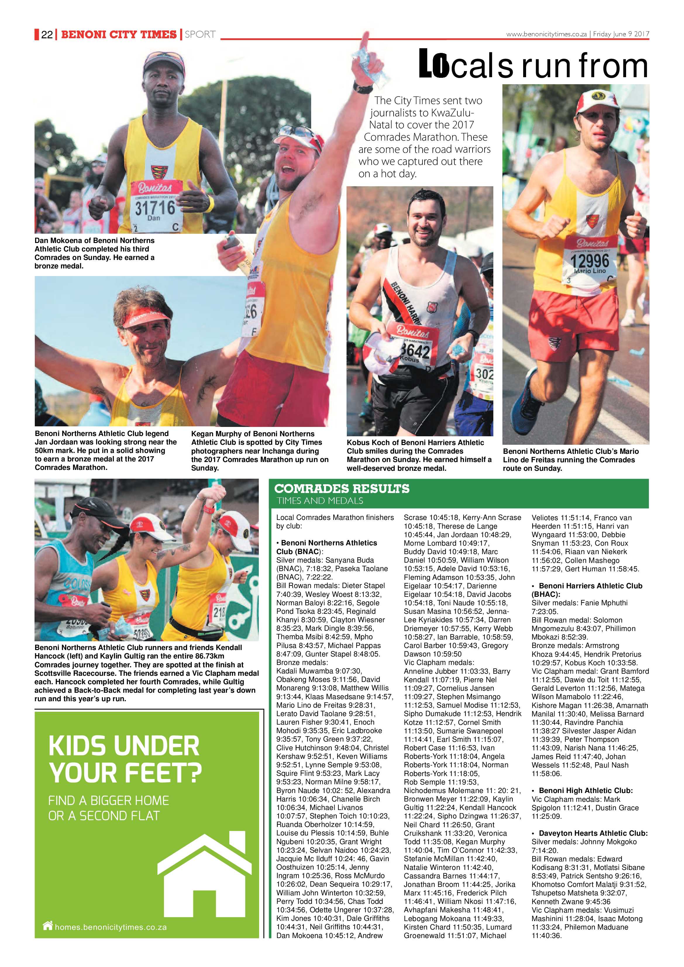 Benoni City Times 08 June 2017 page 22