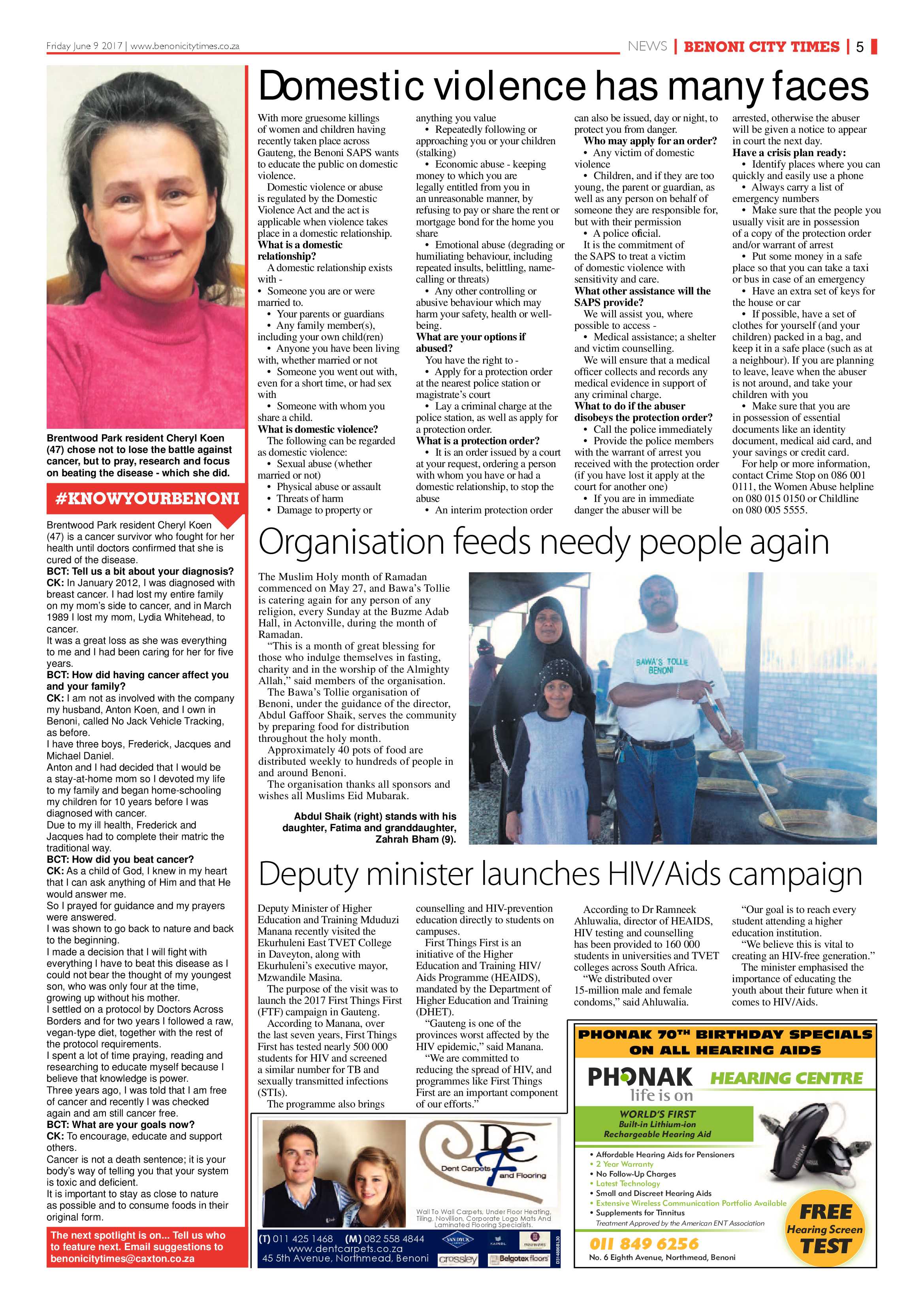 Benoni City Times 08 June 2017 page 5