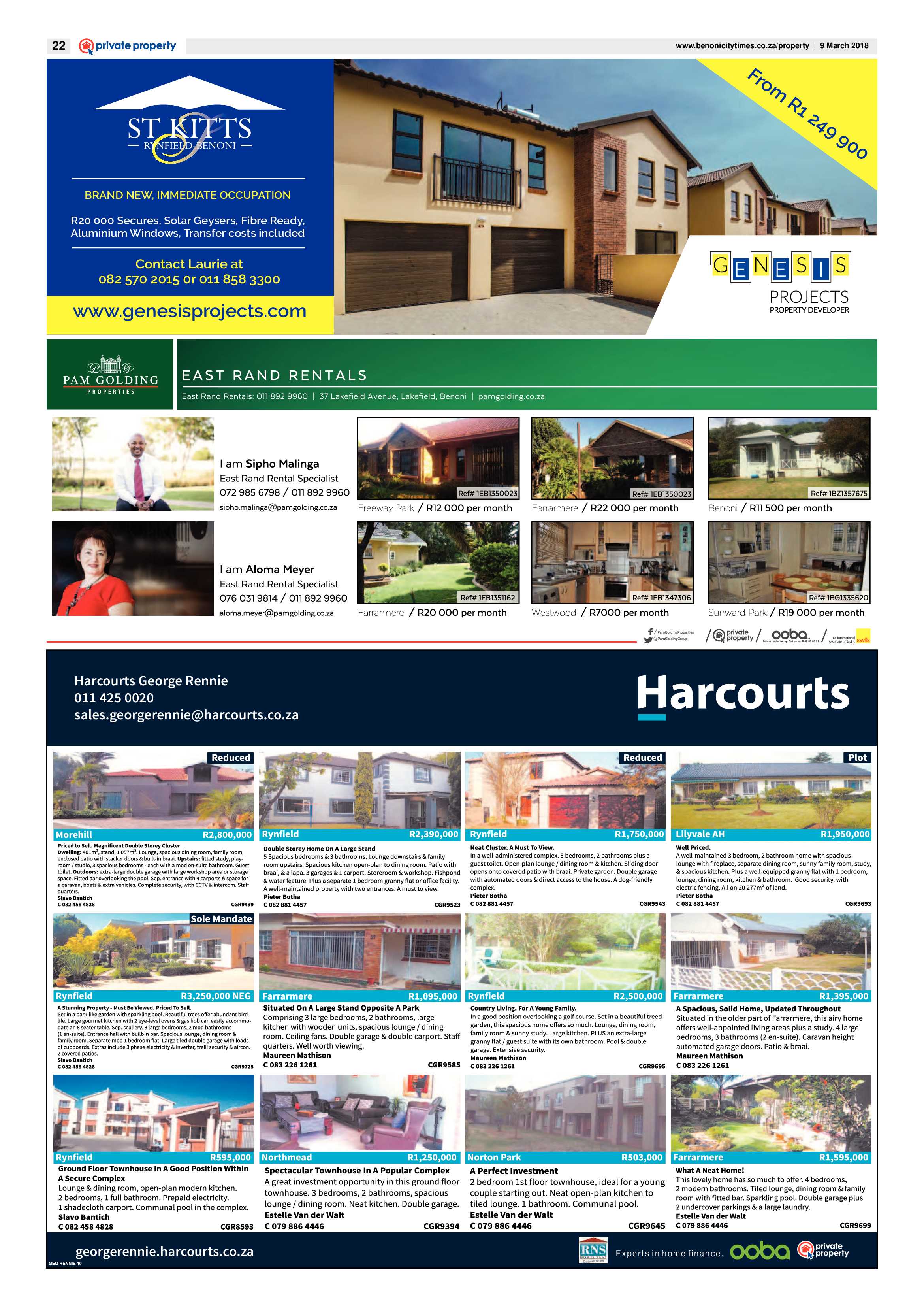 Benoni City Times 08 March 2018 page 22