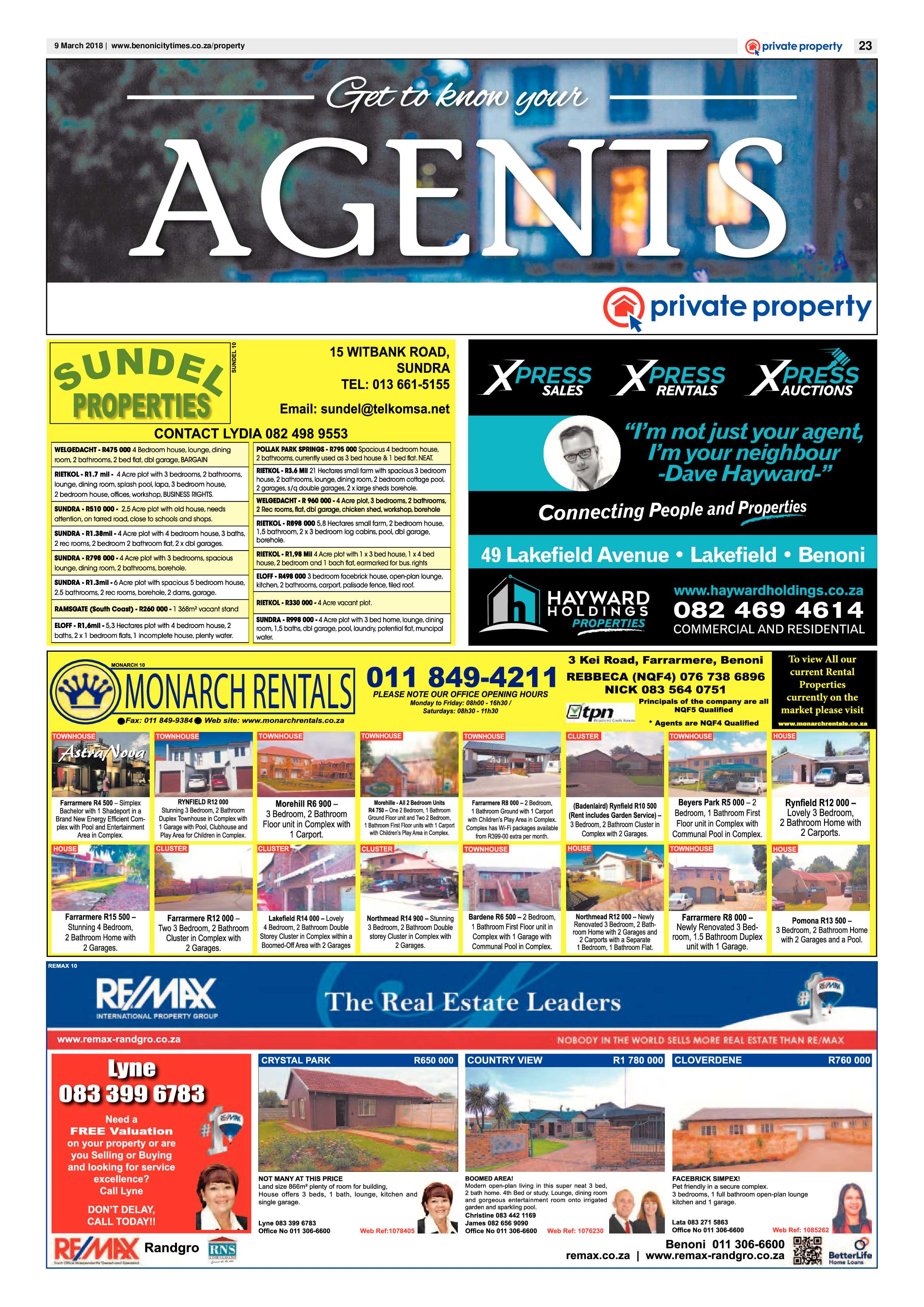 Benoni City Times 08 March 2018 page 23
