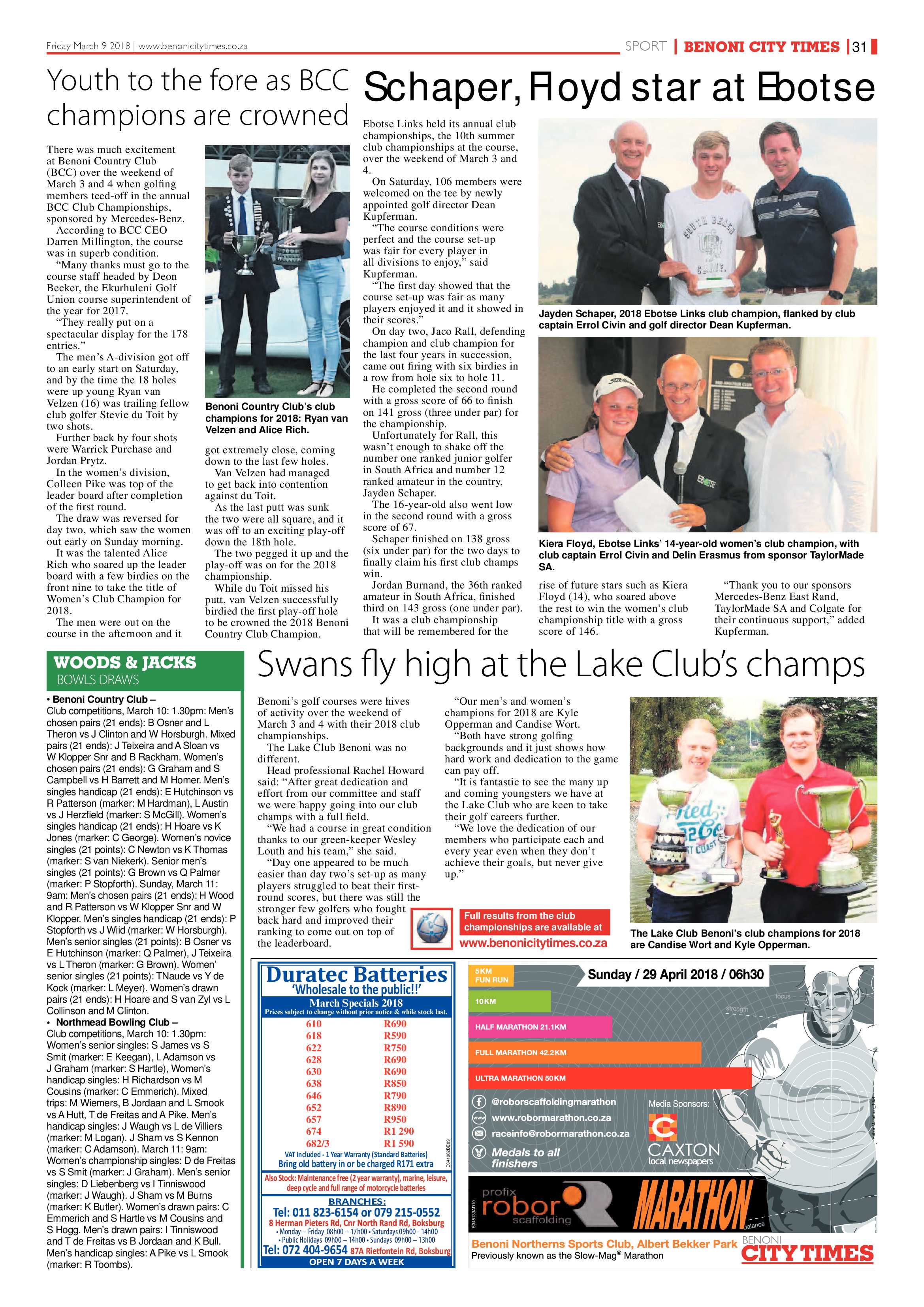 Benoni City Times 08 March 2018 page 31