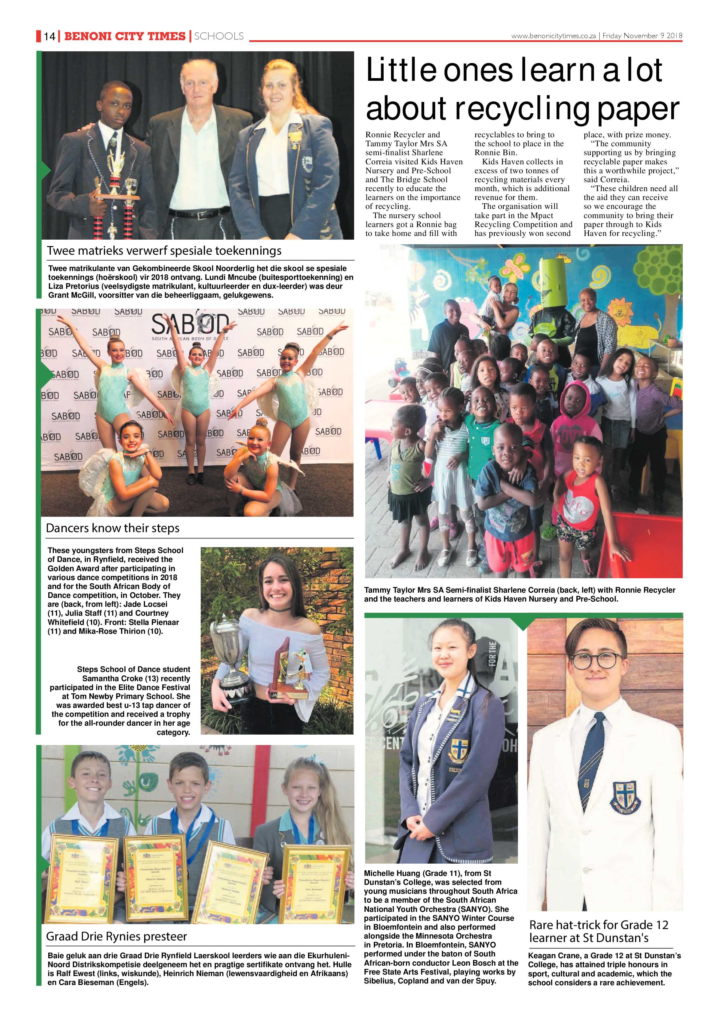 Benoni City Times 08 November 2018 page 14
