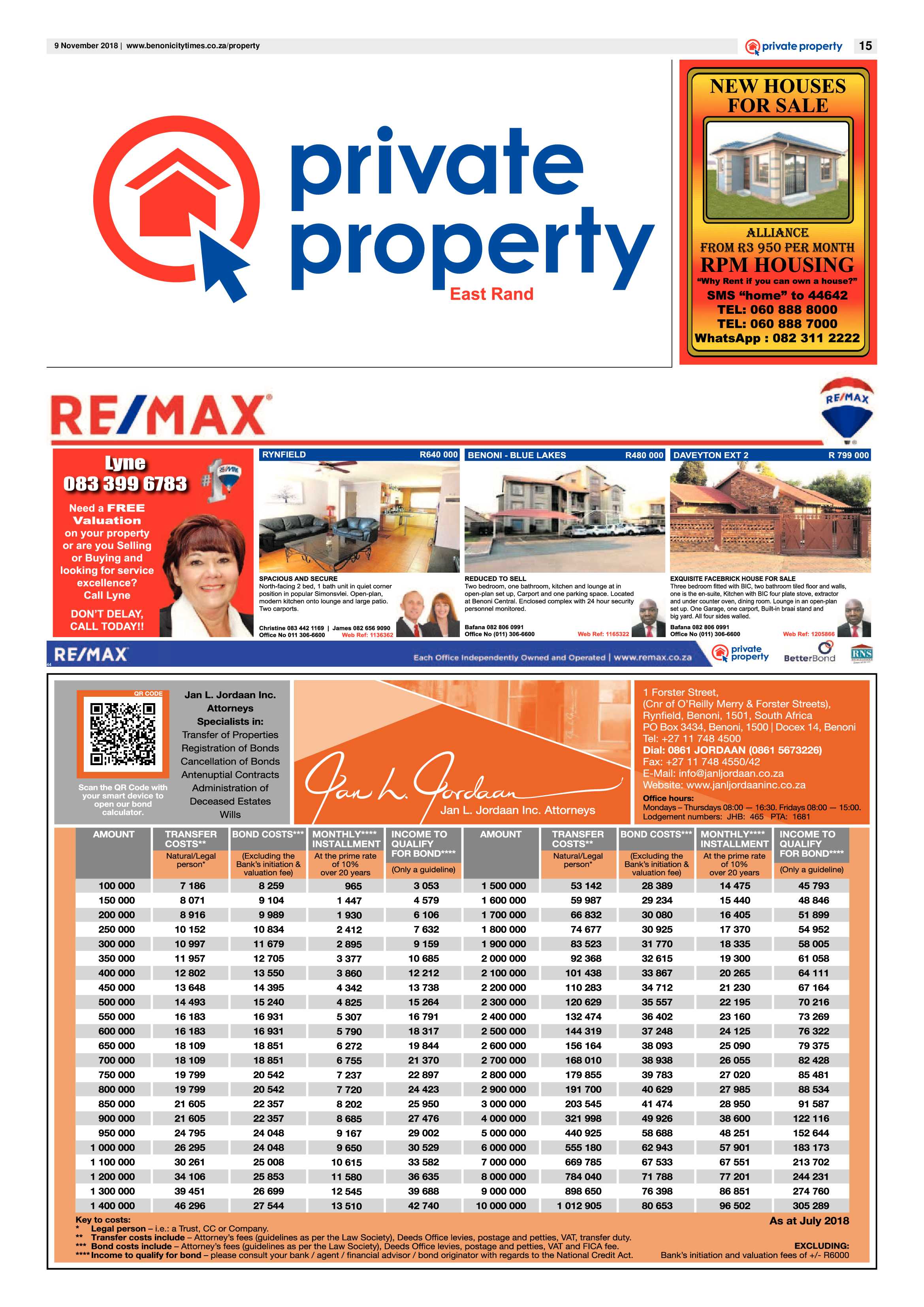 Benoni City Times 08 November 2018 page 15