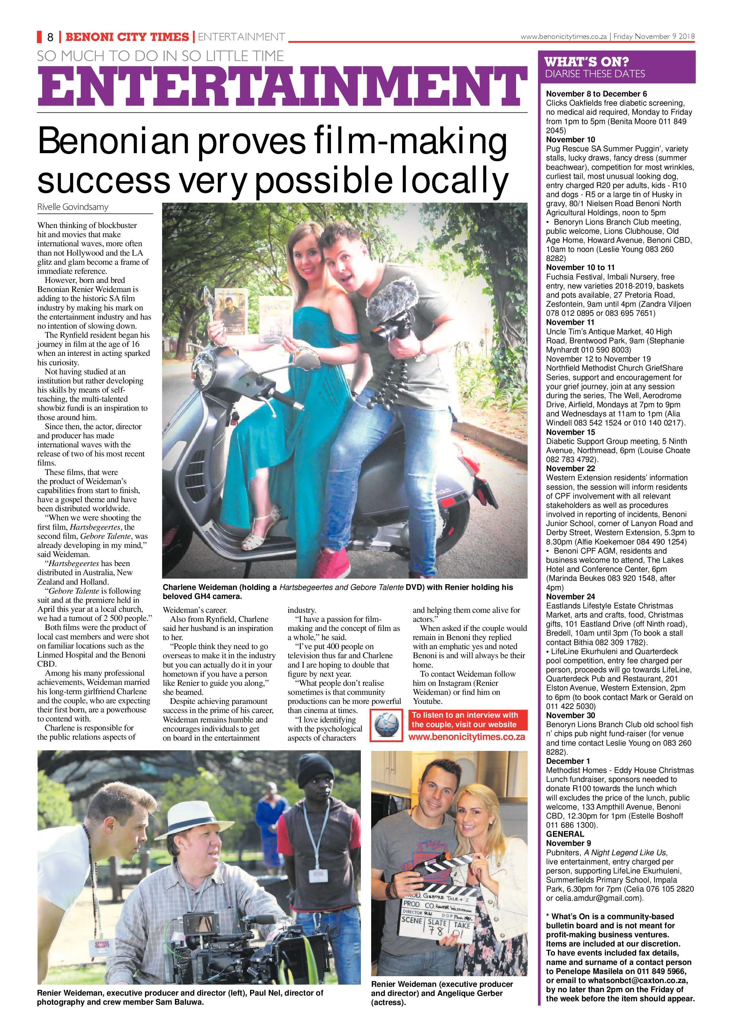 Benoni City Times 08 November 2018 page 8
