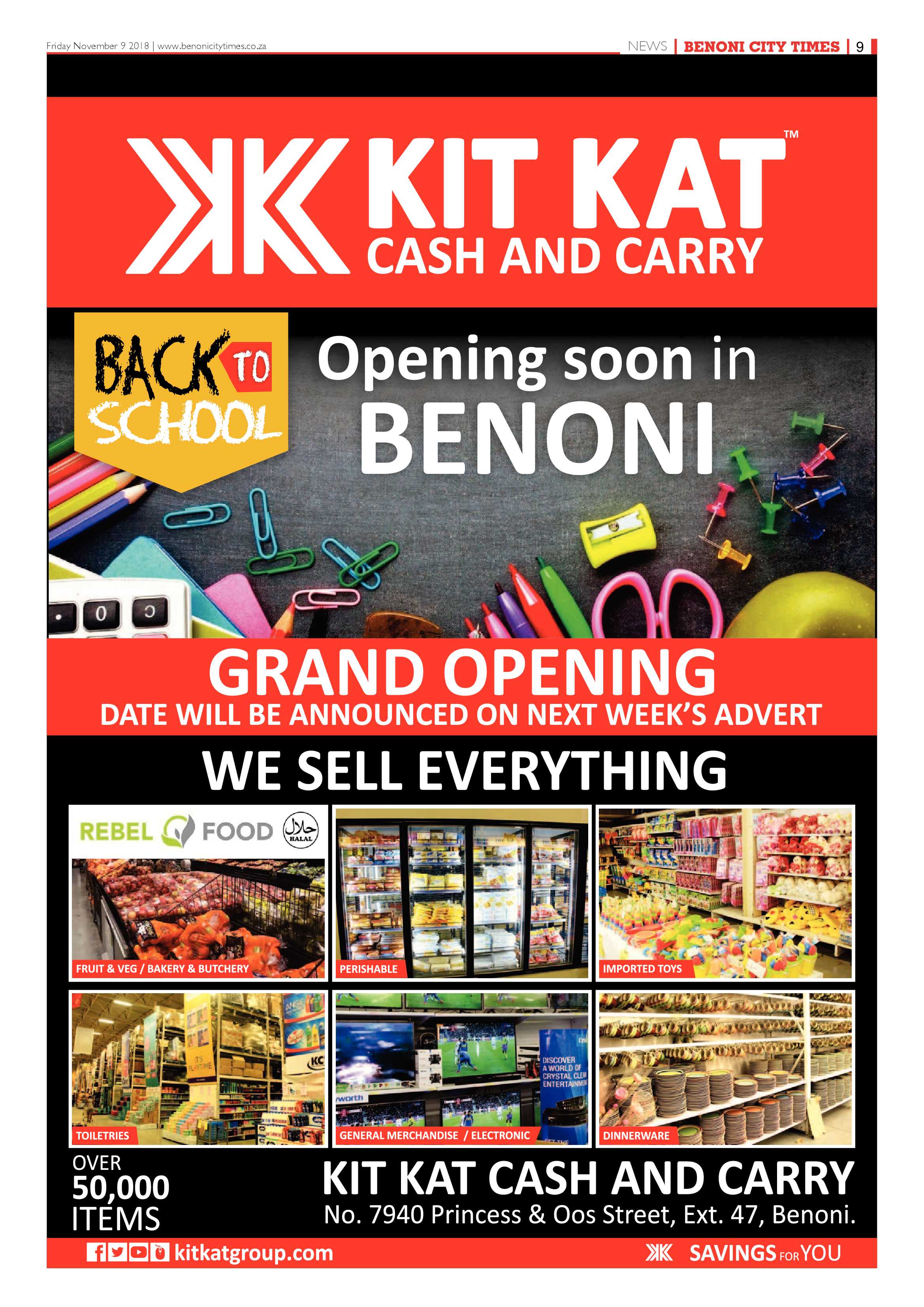 Benoni City Times 08 November 2018 page 9
