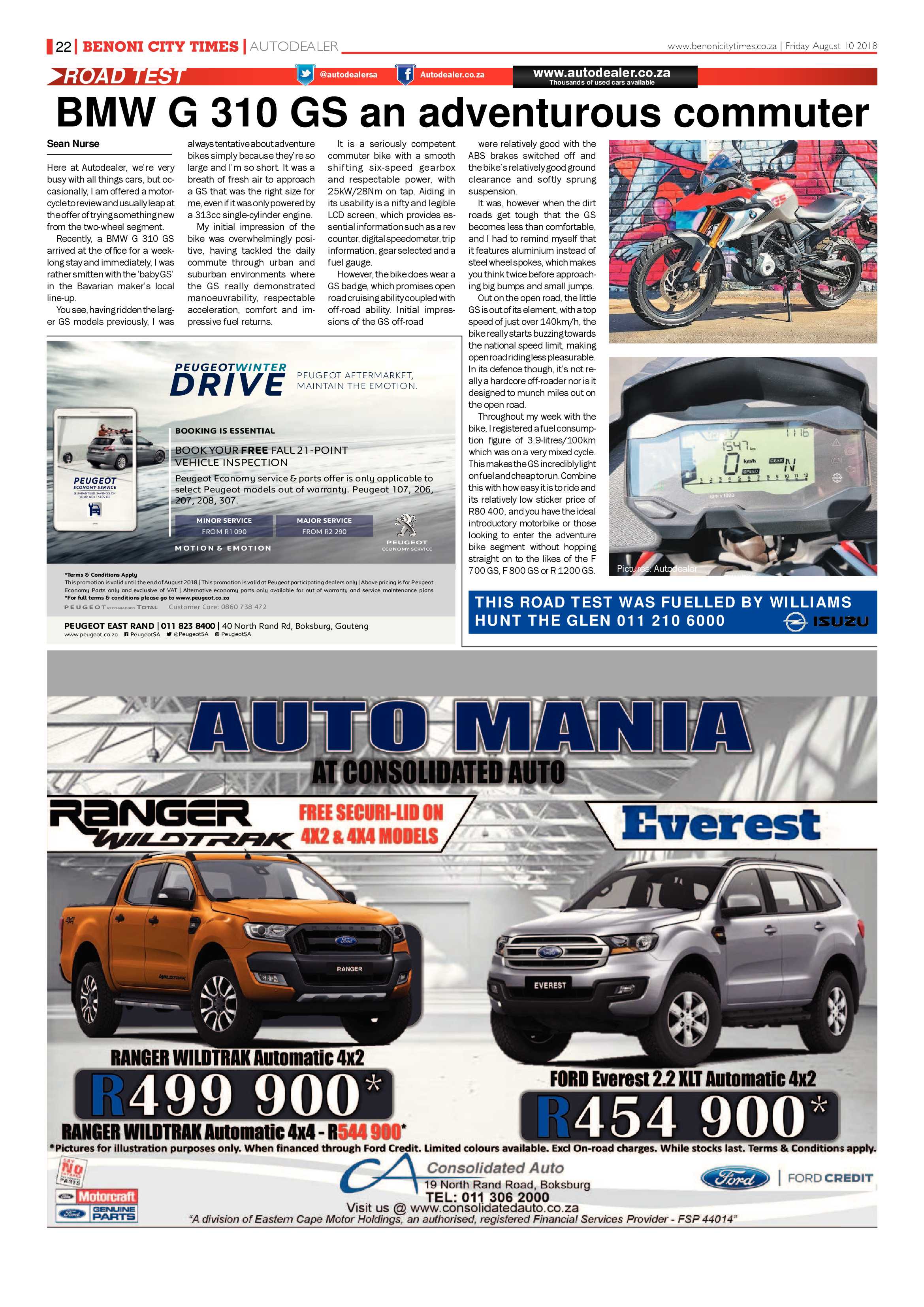 Benoni City Times 09 August 2018 page 22