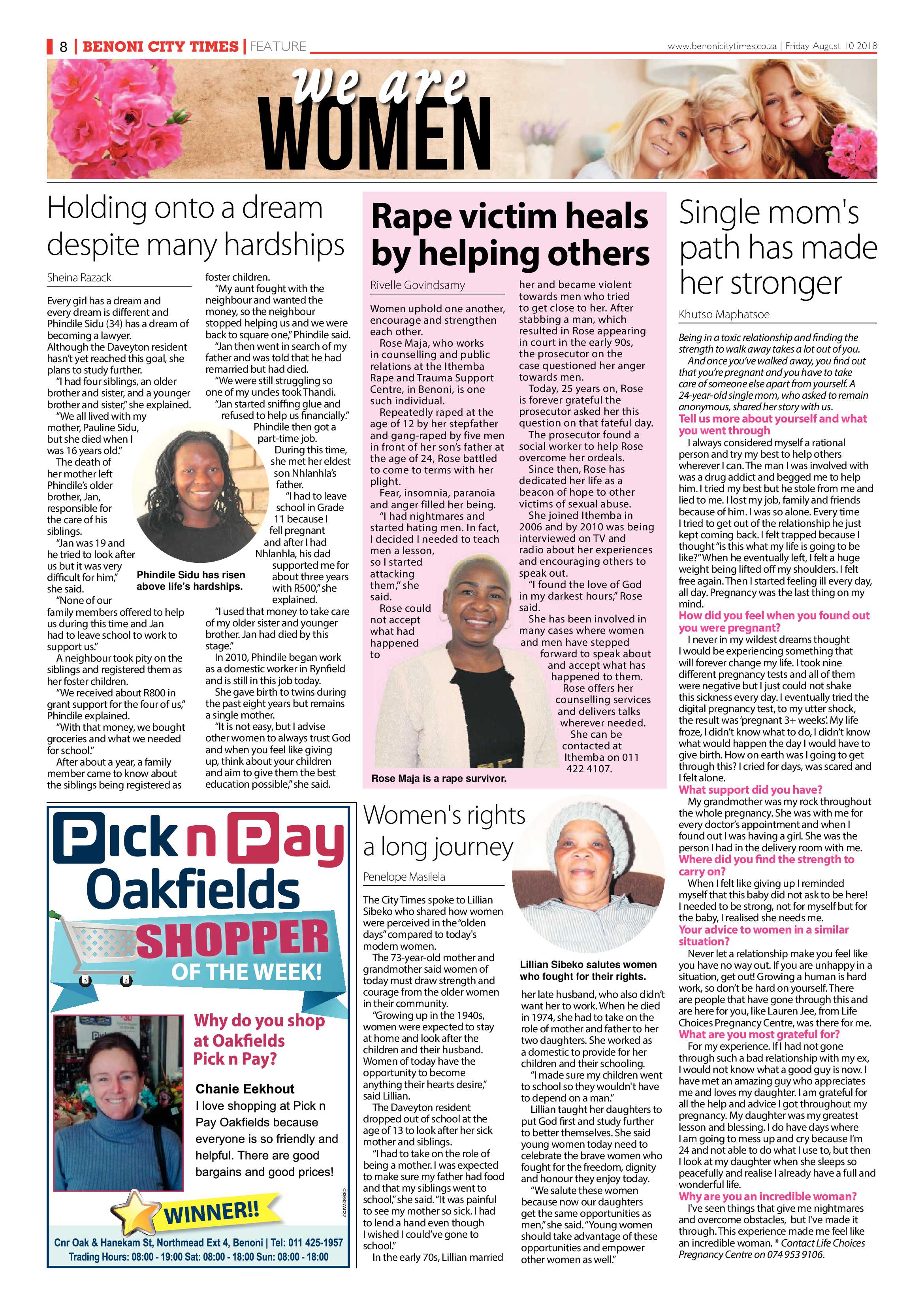 Benoni City Times 09 August 2018 page 8