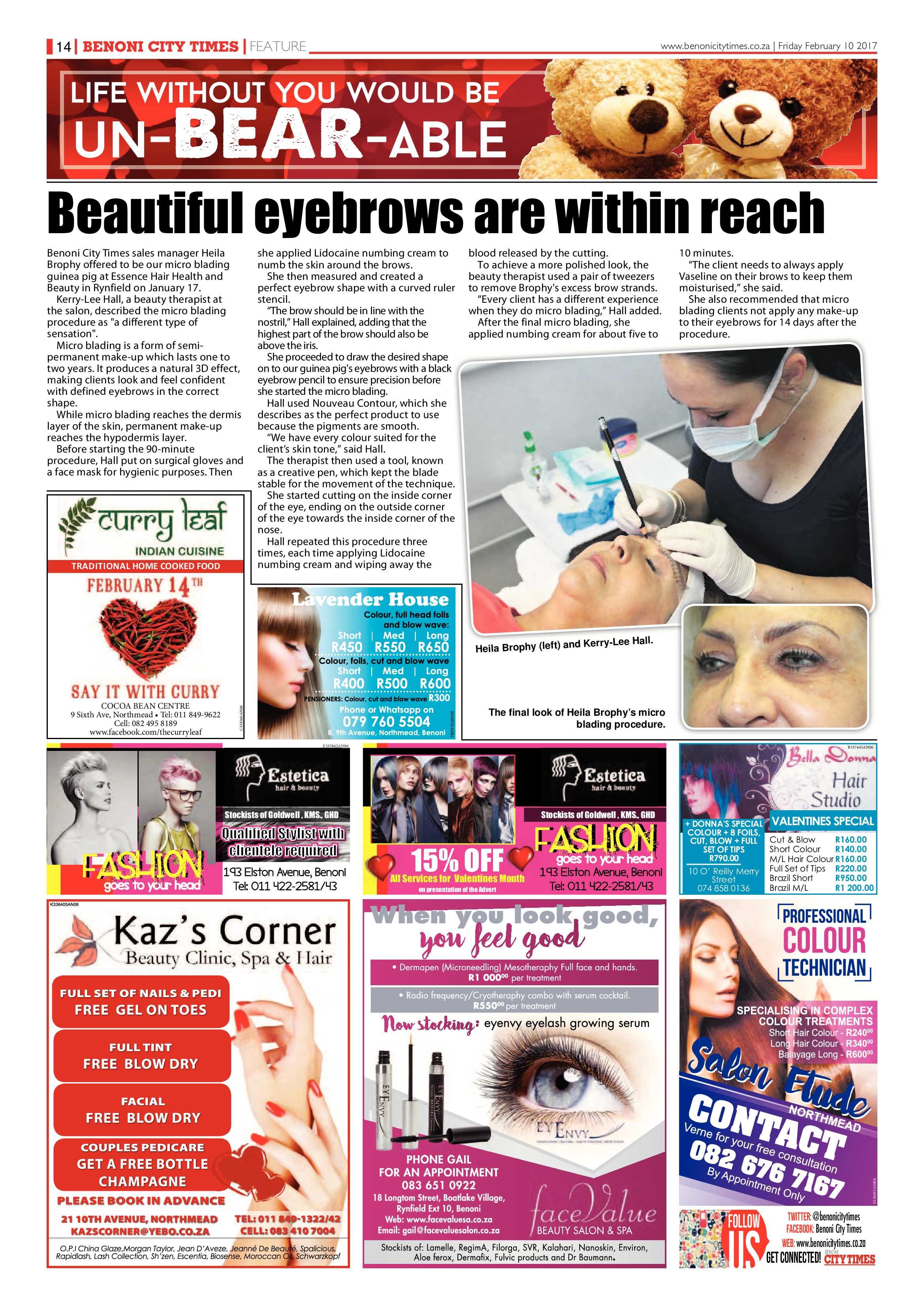 Benoni City Times 09 February 2017 page 14