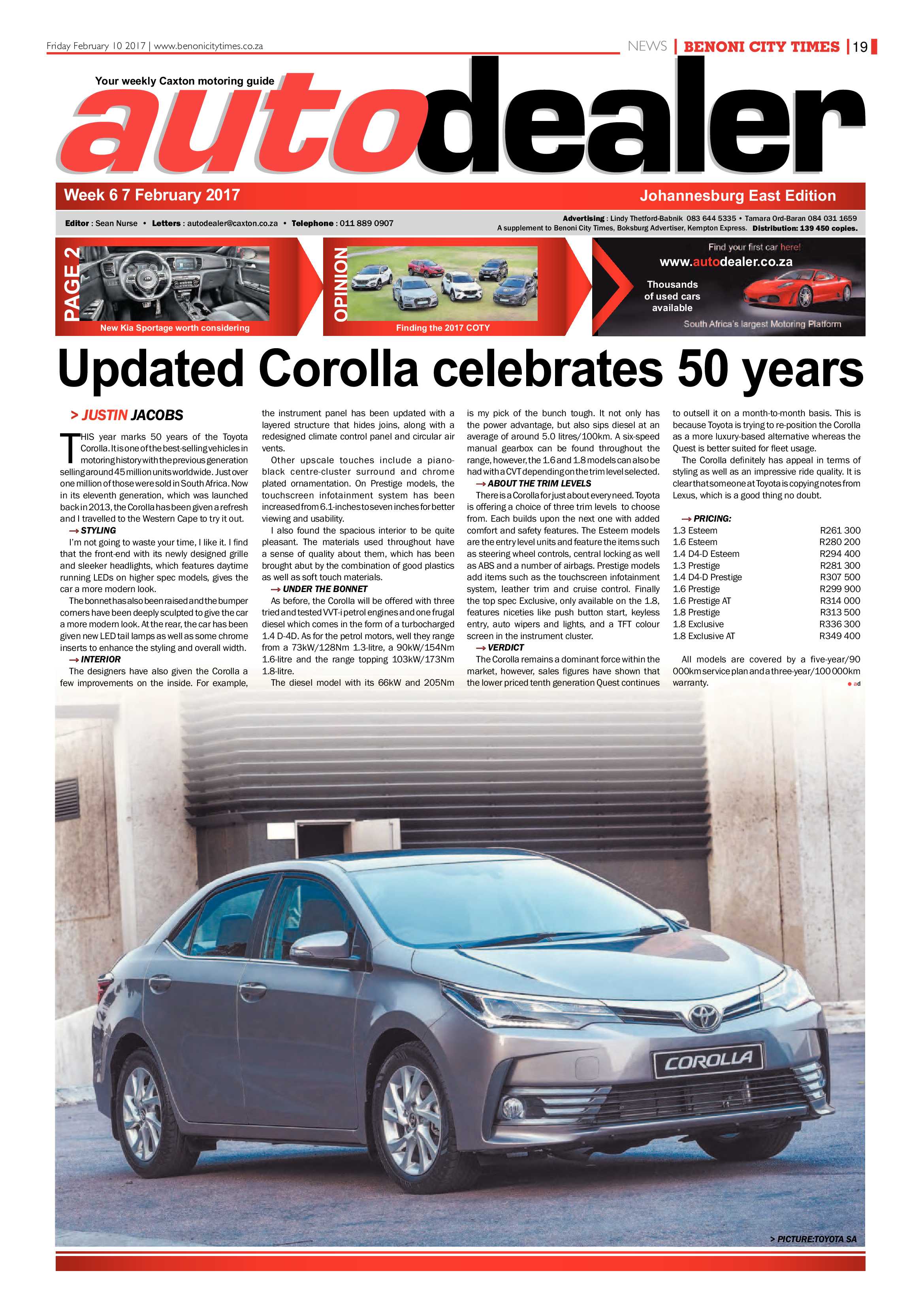 Benoni City Times 09 February 2017 page 19