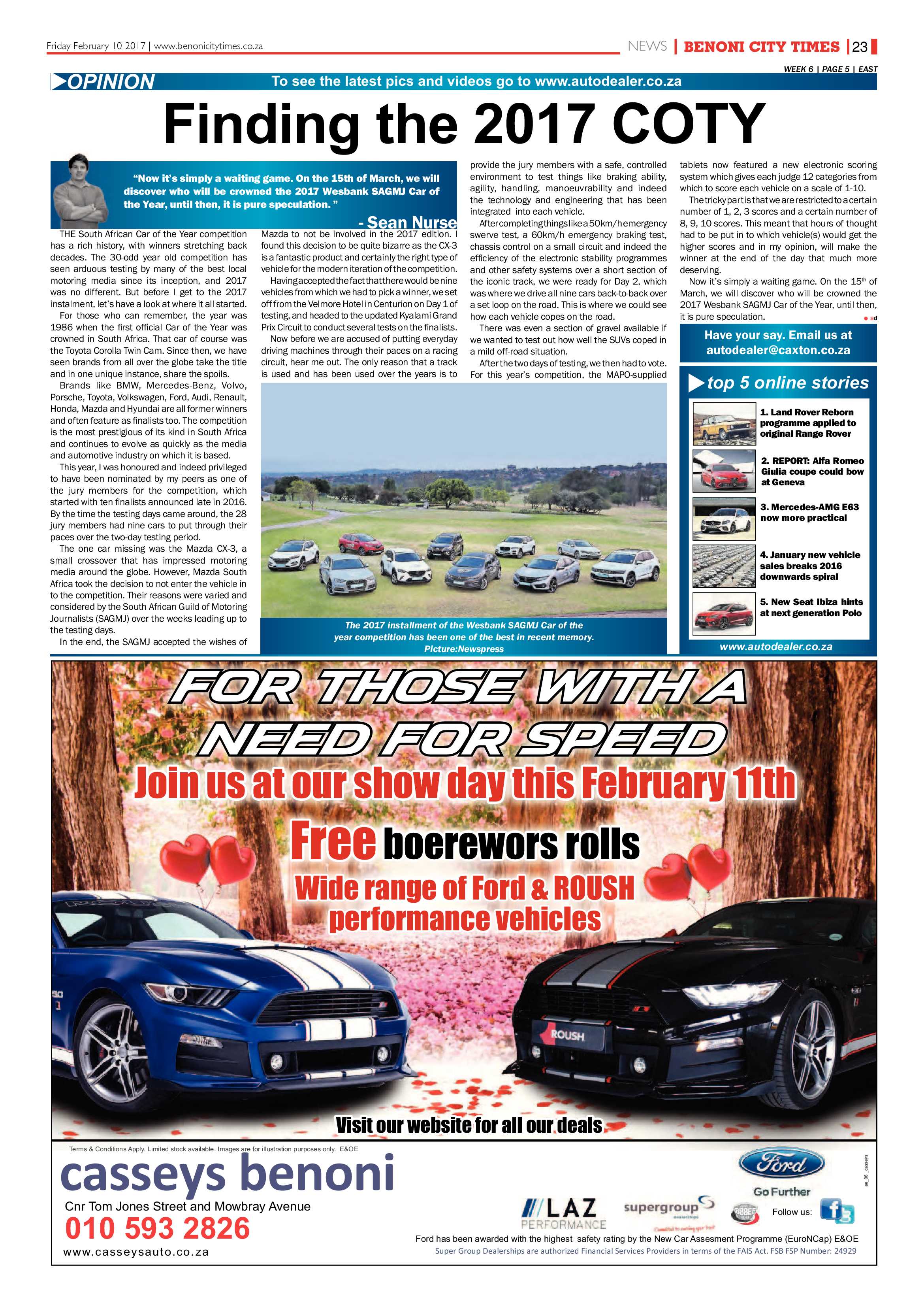 Benoni City Times 09 February 2017 page 23