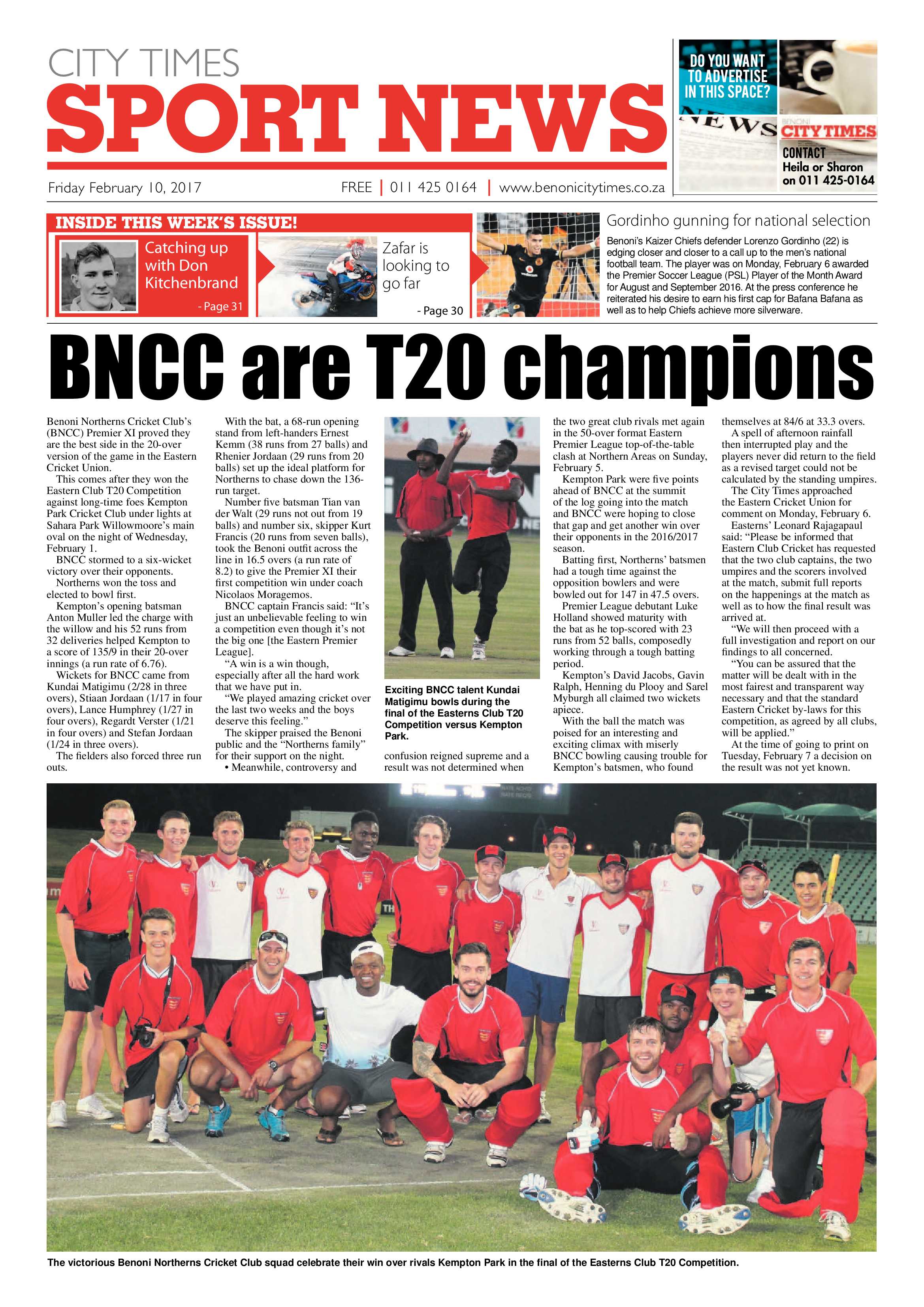 Benoni City Times 09 February 2017 page 32