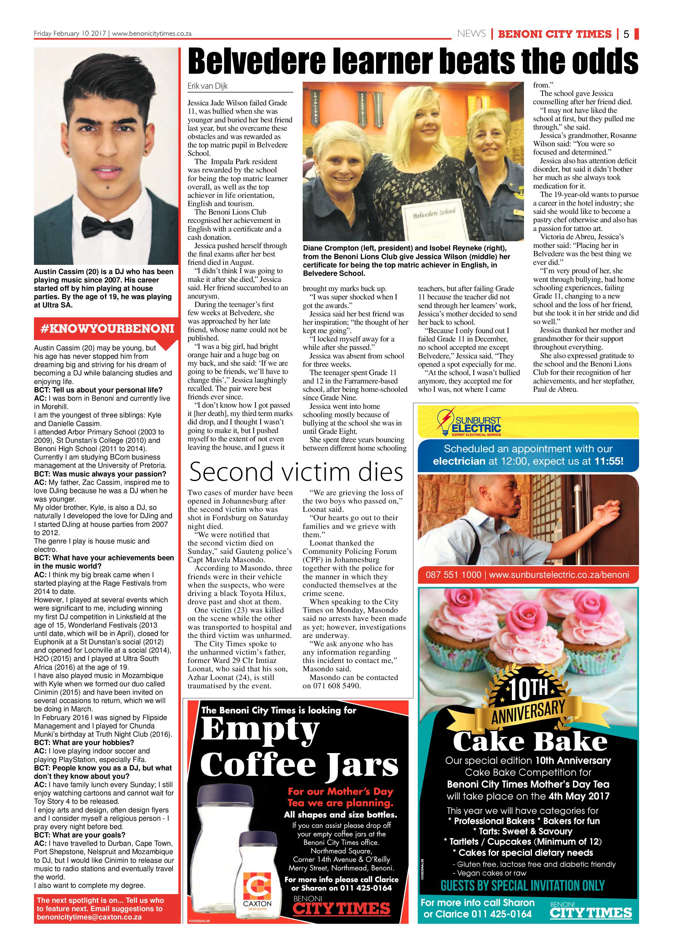 Benoni City Times 09 February 2017 page 5