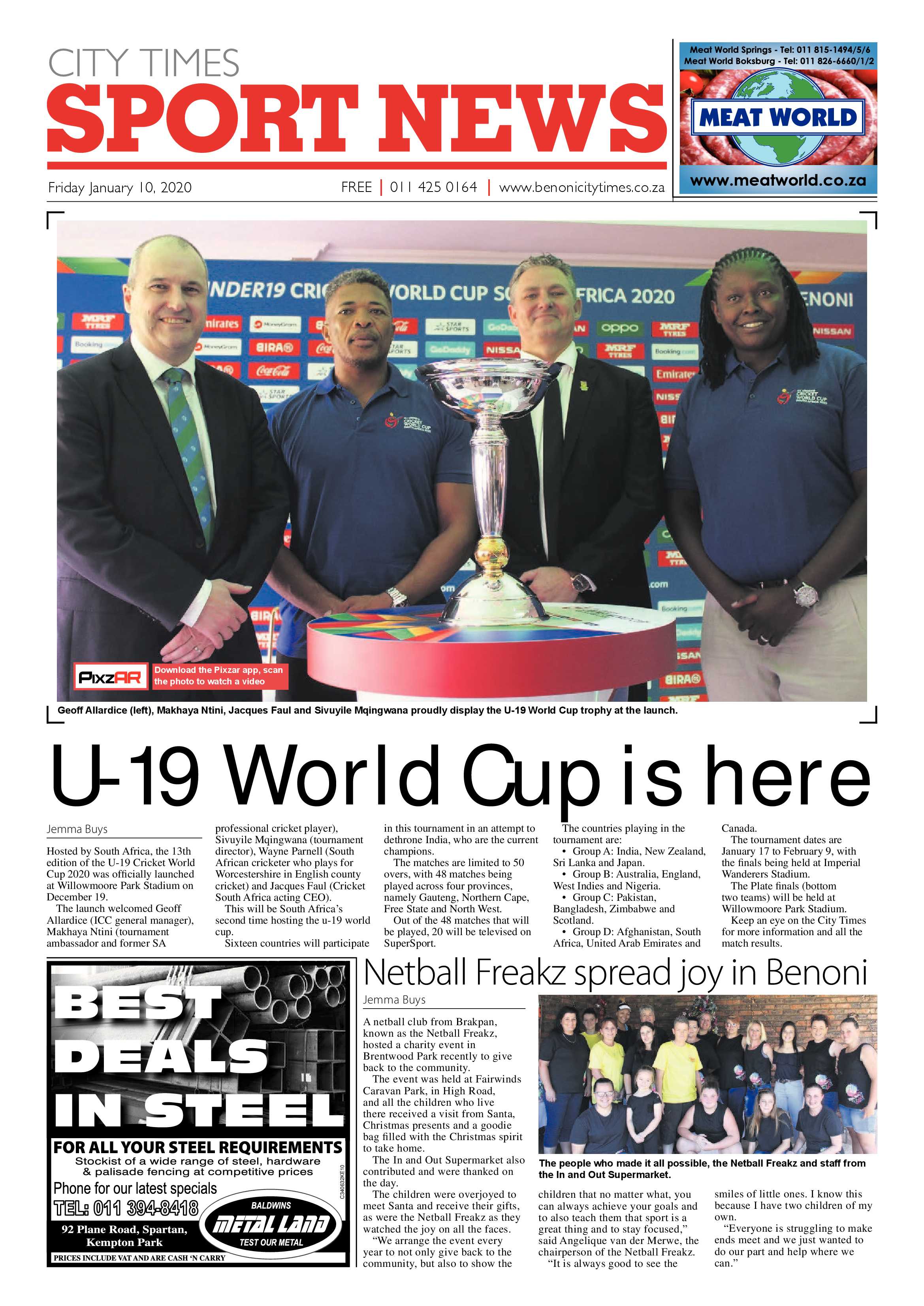 Benoni City Times 09 January 2020 page 16