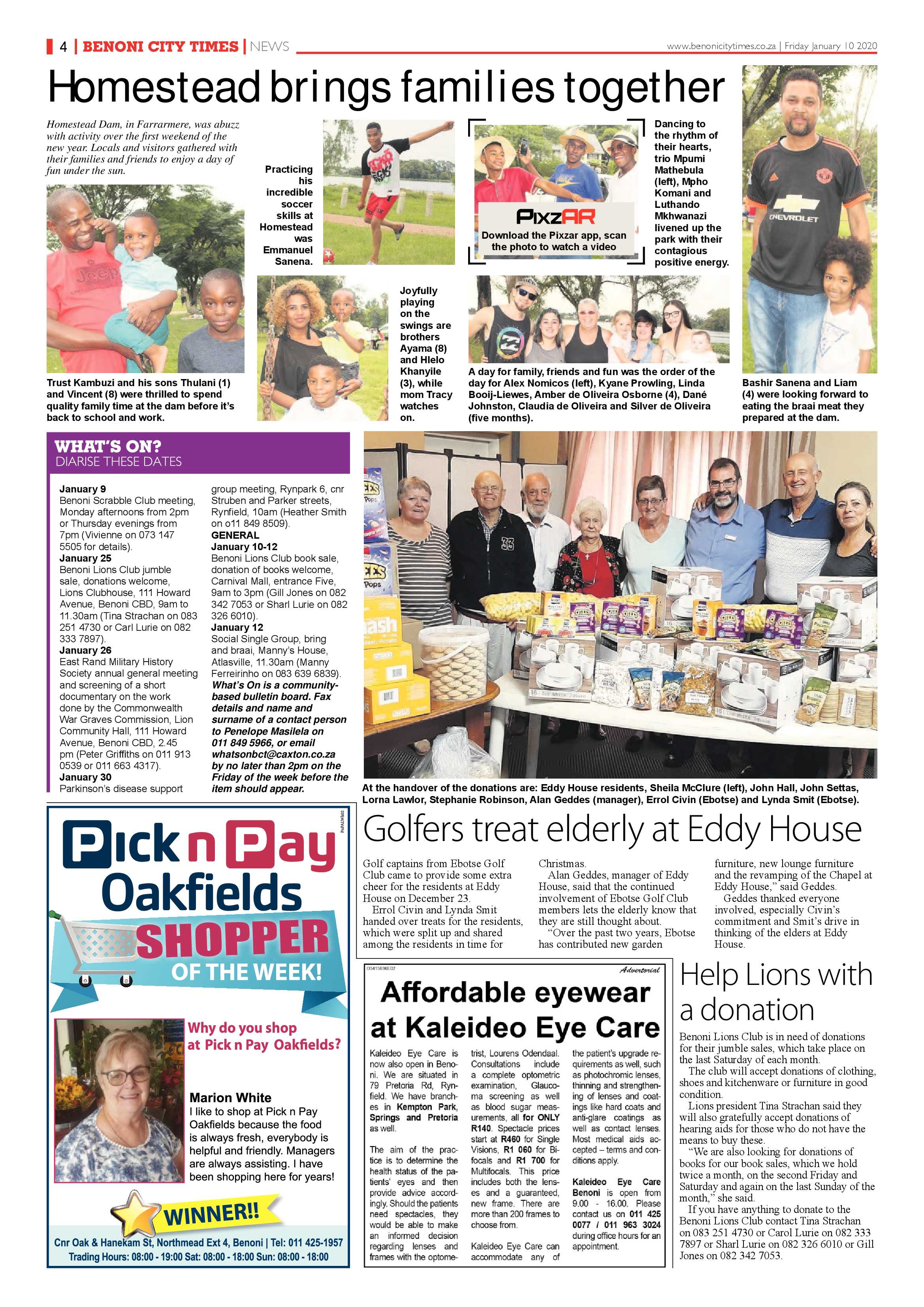 Benoni City Times 09 January 2020 page 4
