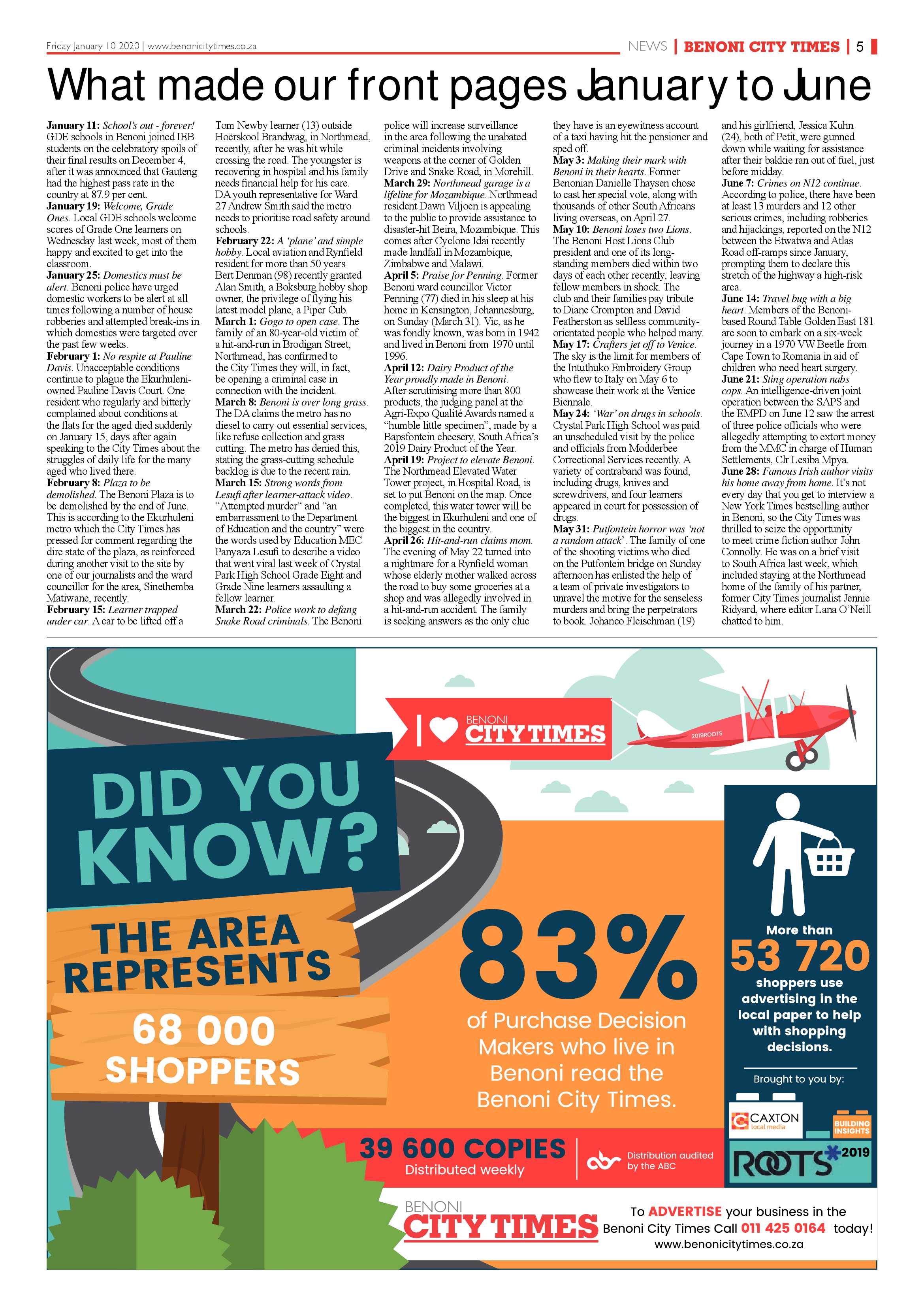 Benoni City Times 09 January 2020 page 5