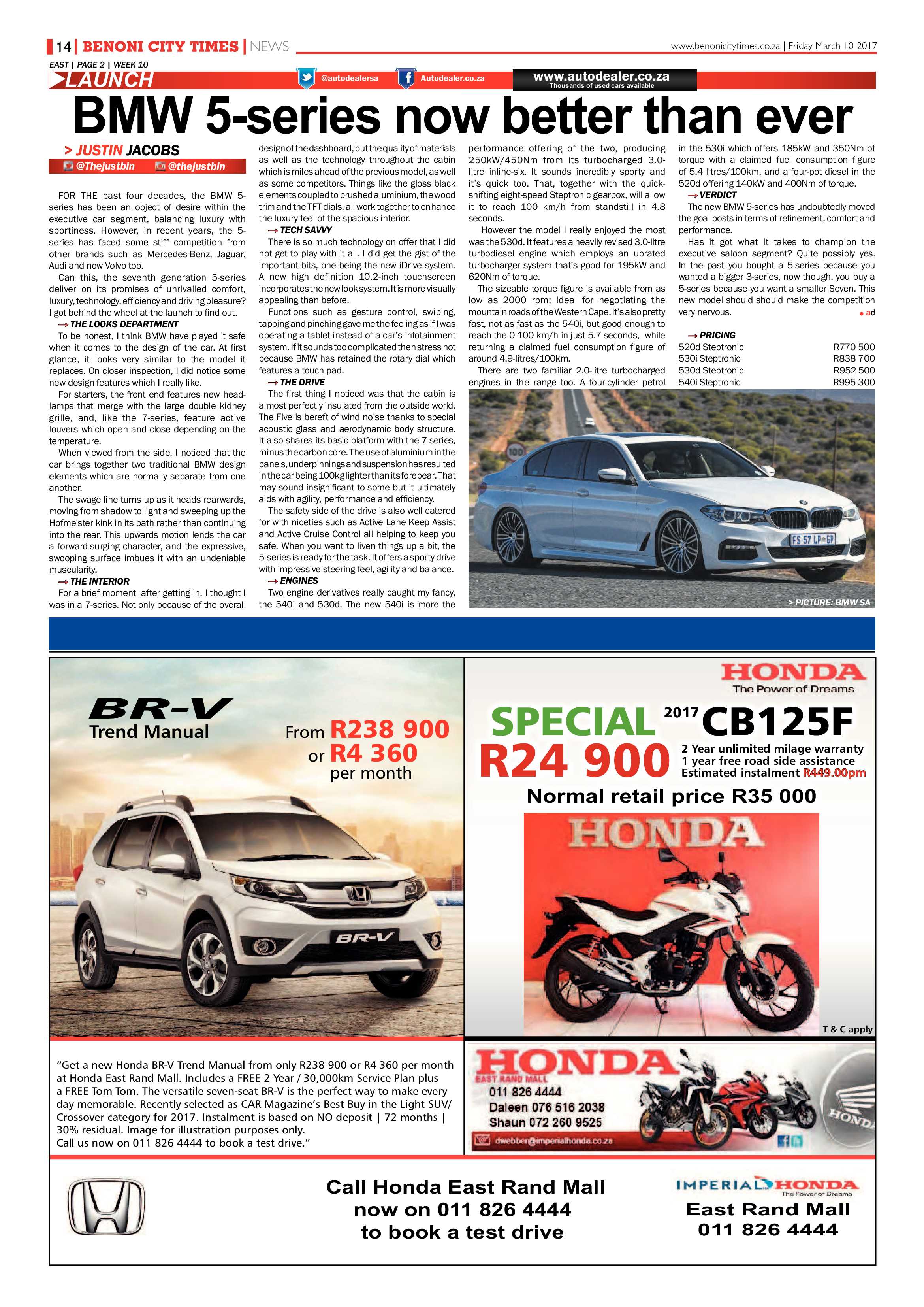 Benoni City Times 09 March 2017 page 14