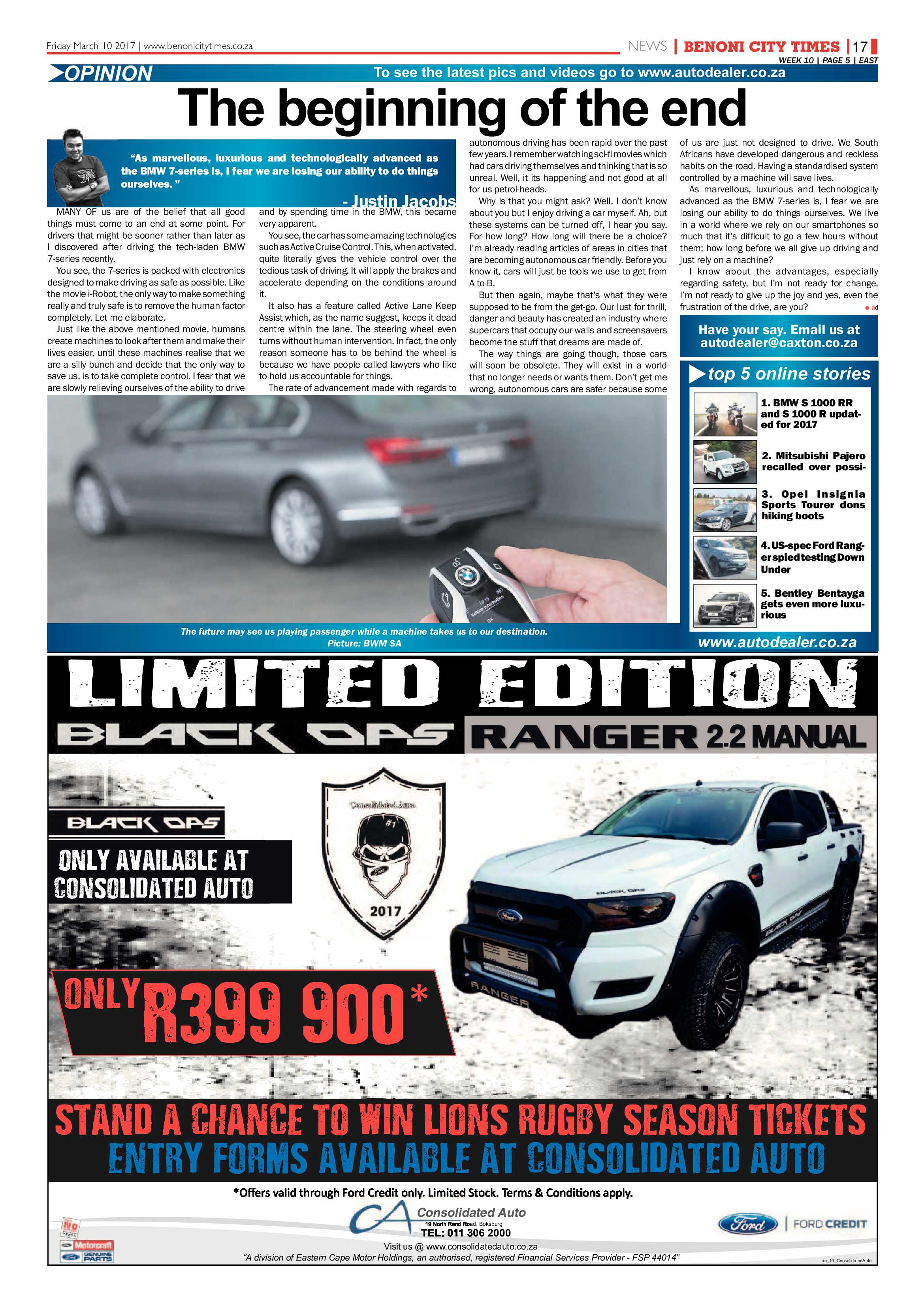 Benoni City Times 09 March 2017 page 17