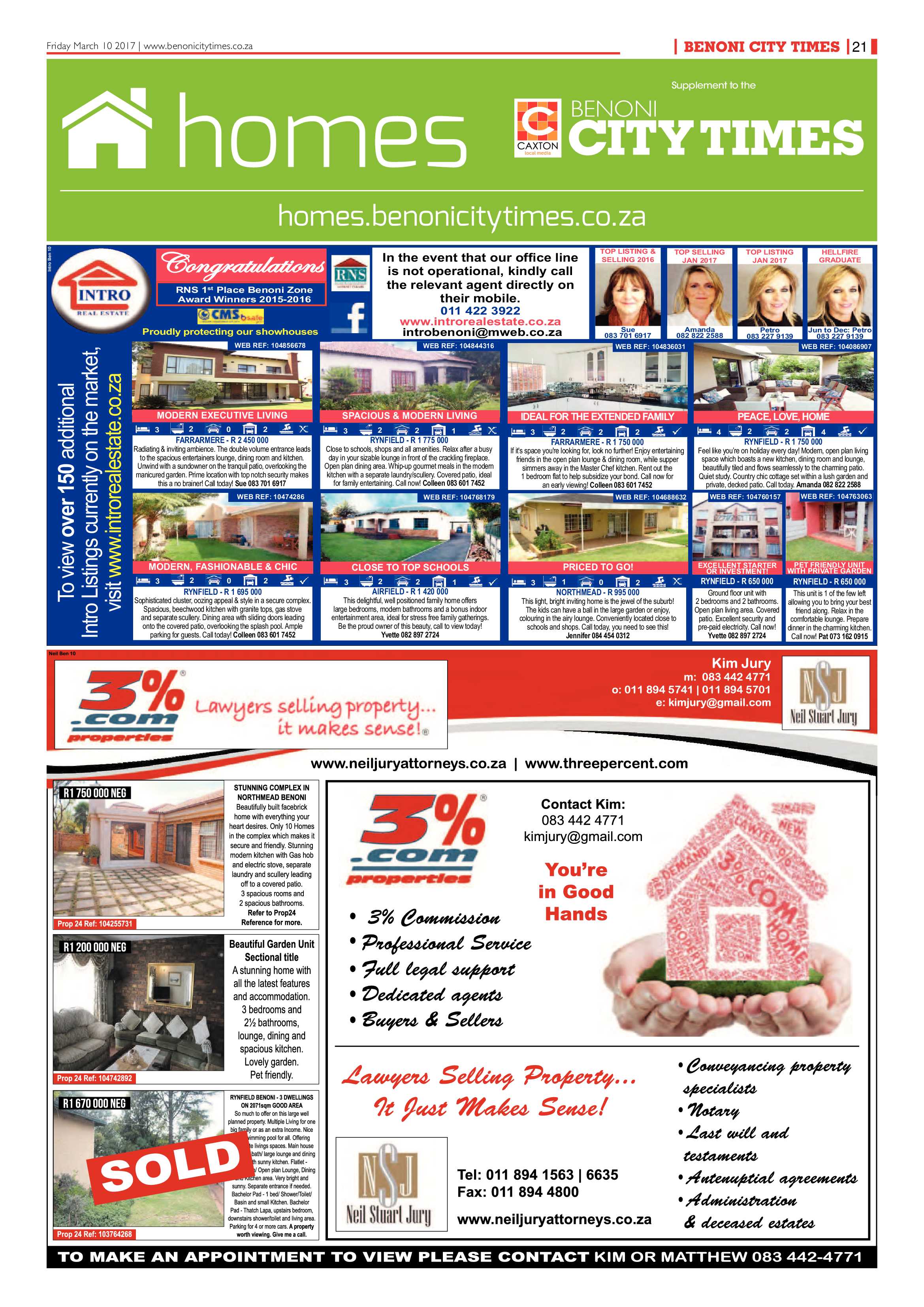 Benoni City Times 09 March 2017 page 21