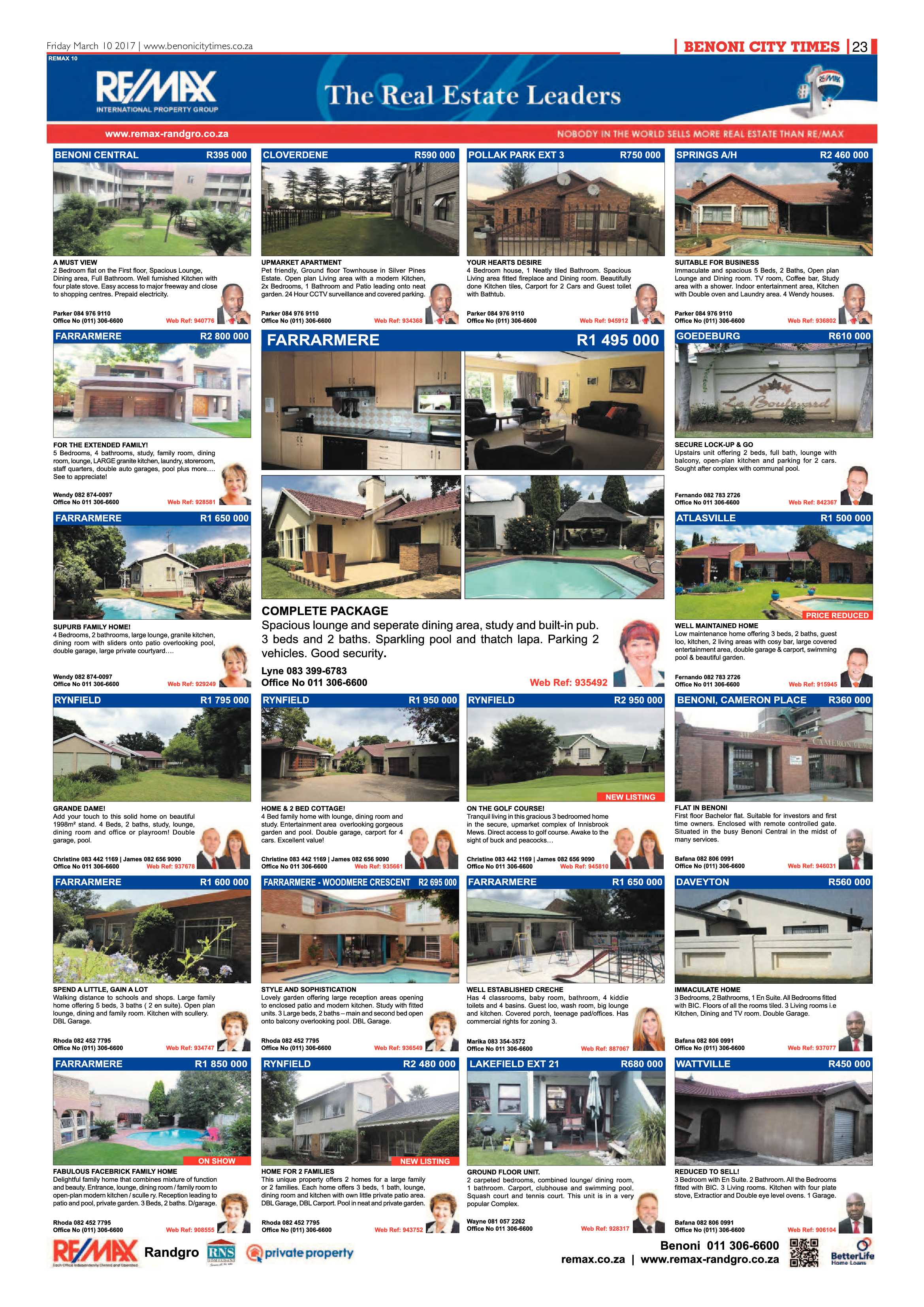Benoni City Times 09 March 2017 page 23