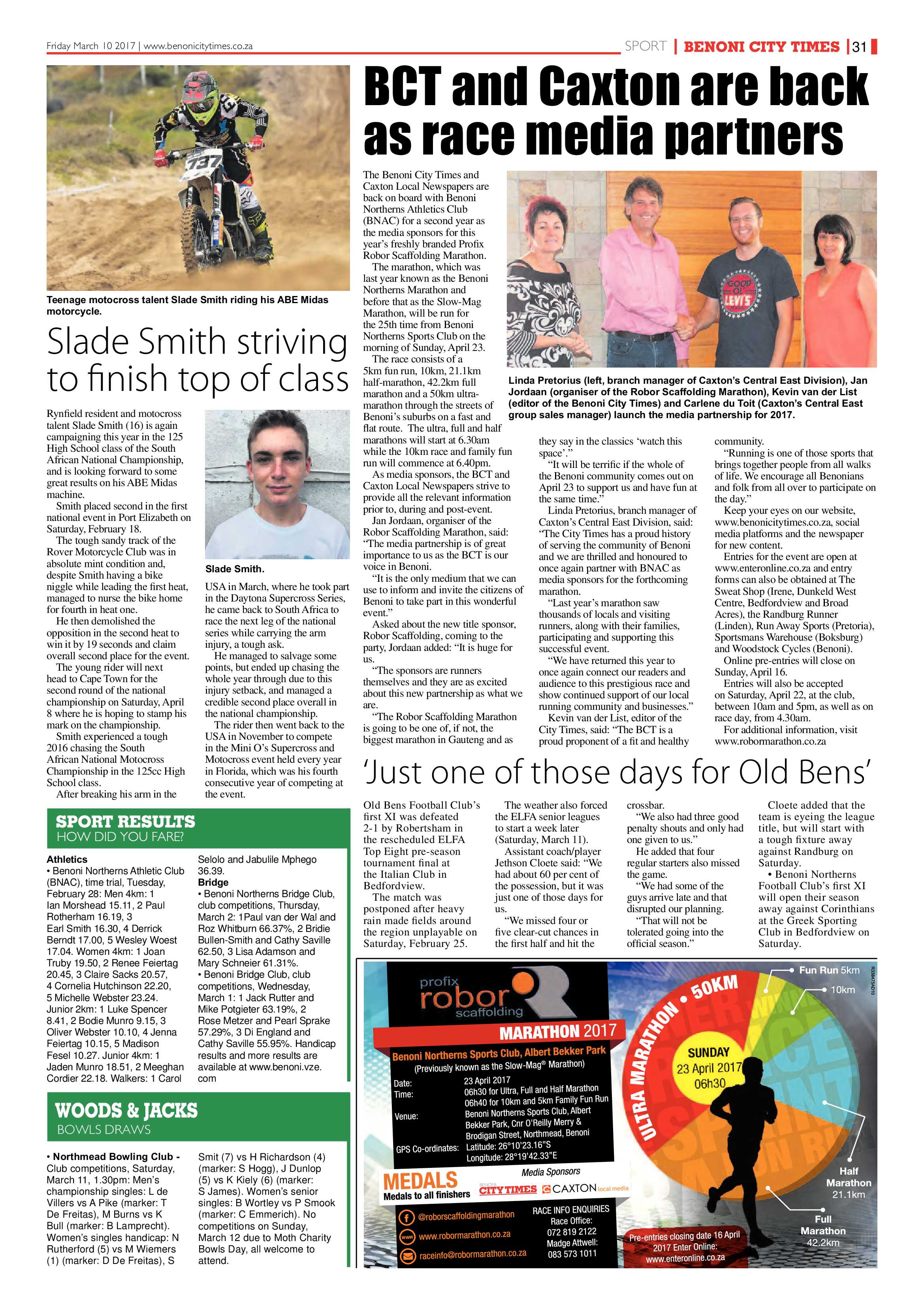 Benoni City Times 09 March 2017 page 31