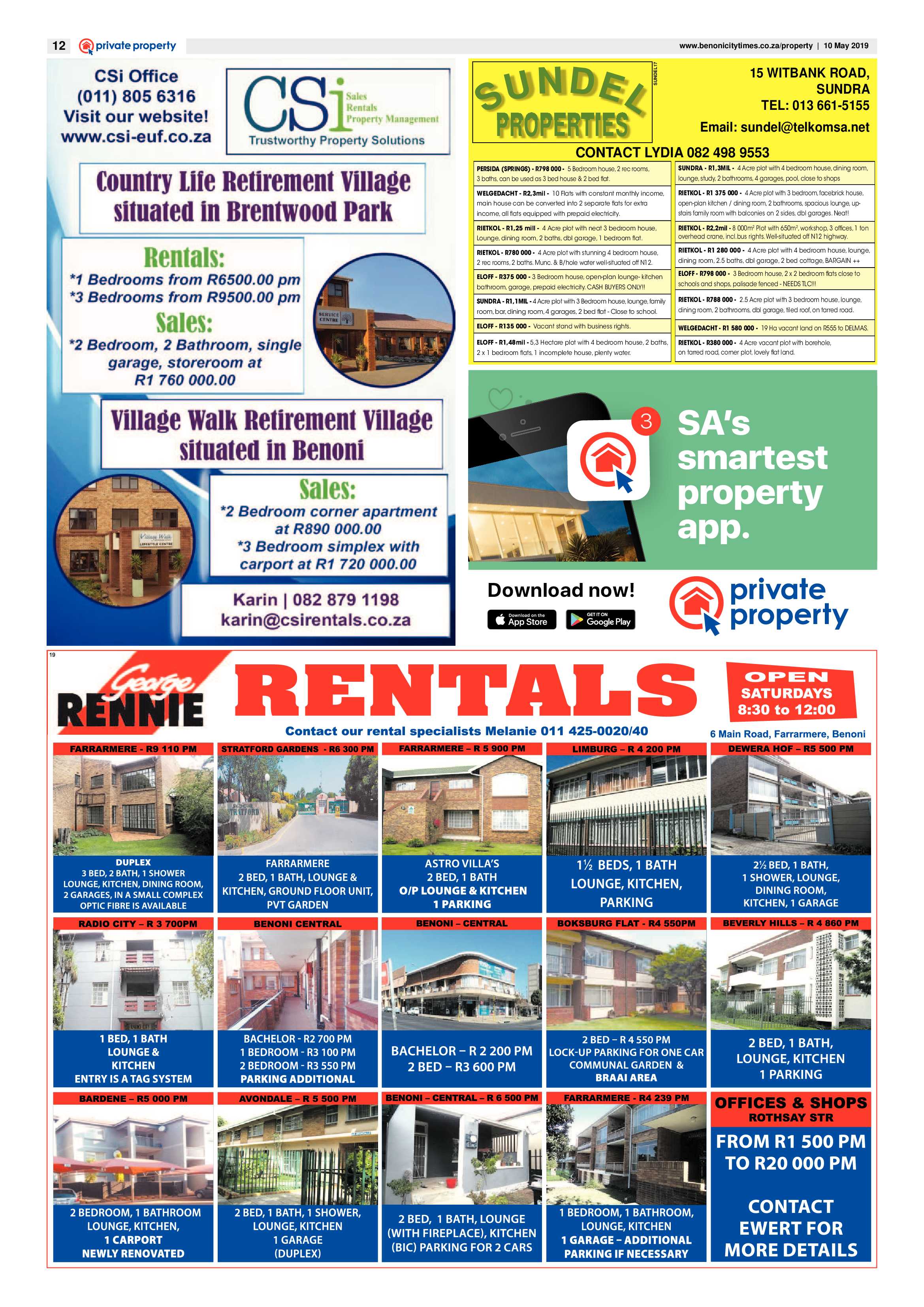 Benoni City Times 09 May 2019 page 12