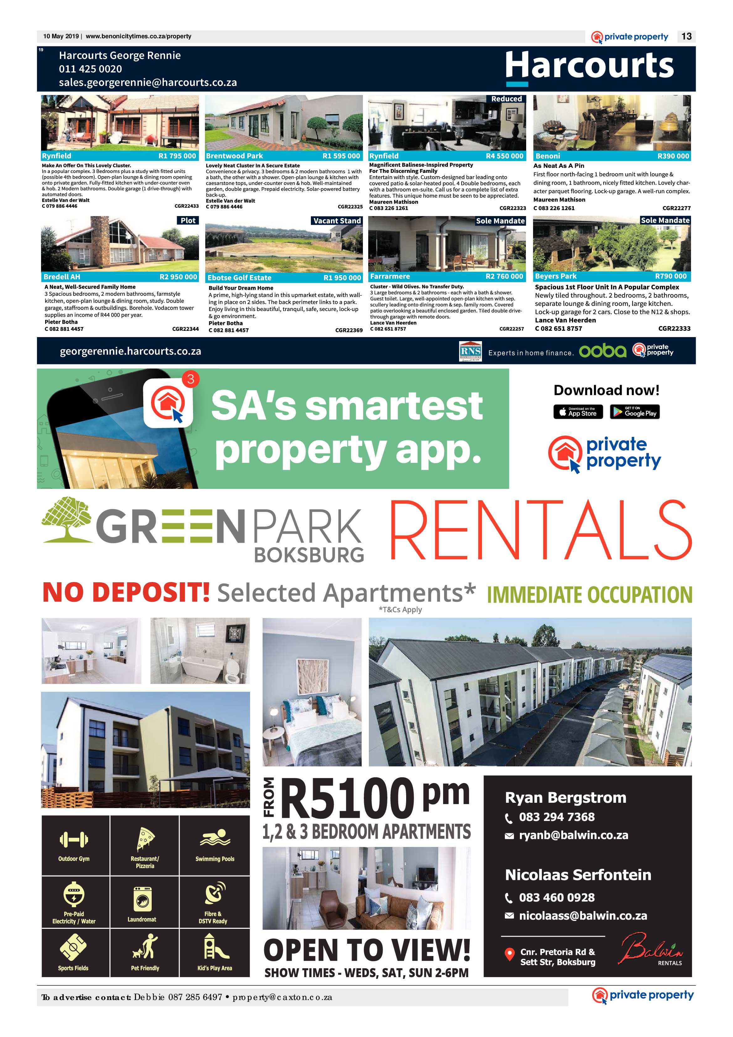 Benoni City Times 09 May 2019 page 13